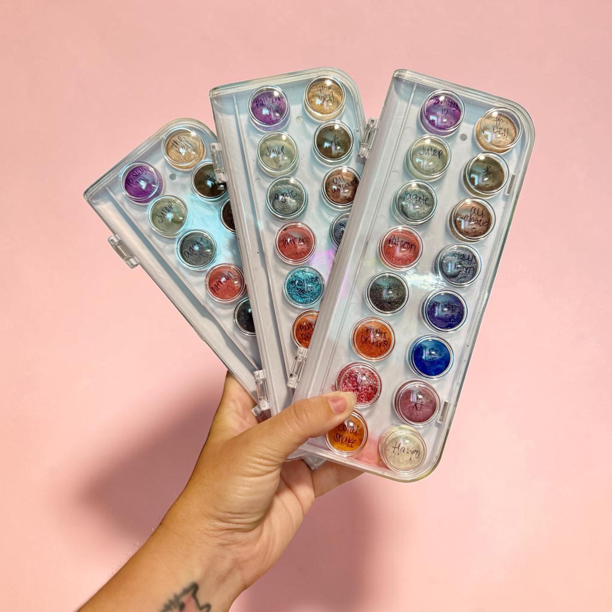 MYSTERY Watercolor Palette 16 Colors | Handmade Watercolors | Handmade Paint | Watercolors | Watercolor | Beginner Palette