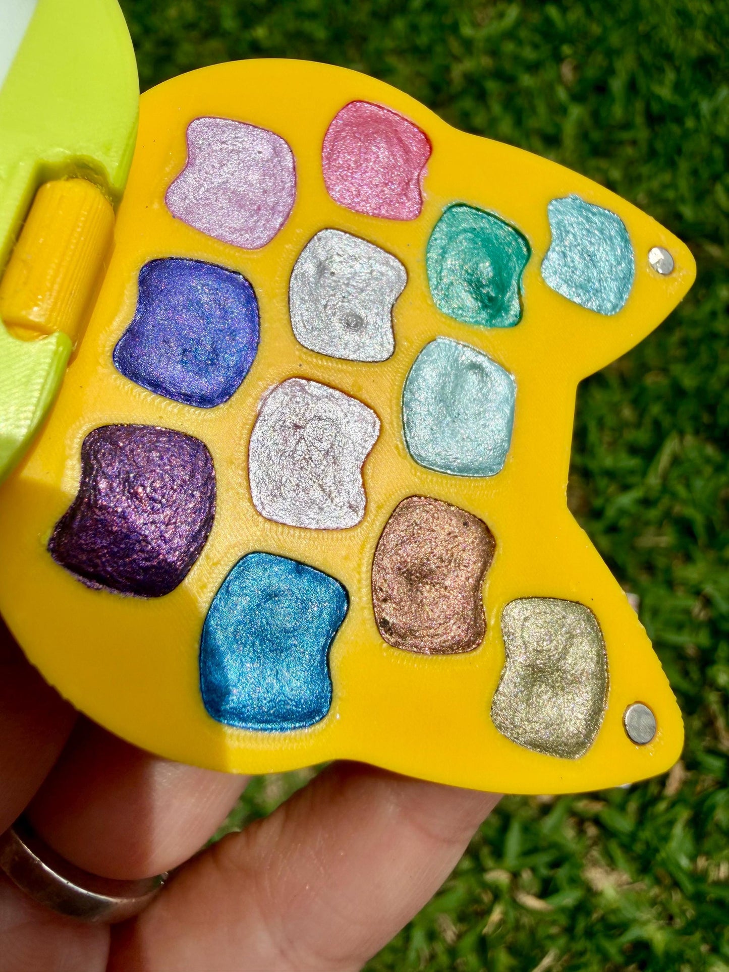 Cat Palette | Watercolor Set | Watercolor Palette | Chrome Watercolors | Handmade Paint | Watercolors | Watercolor | Handmade Watercolors |