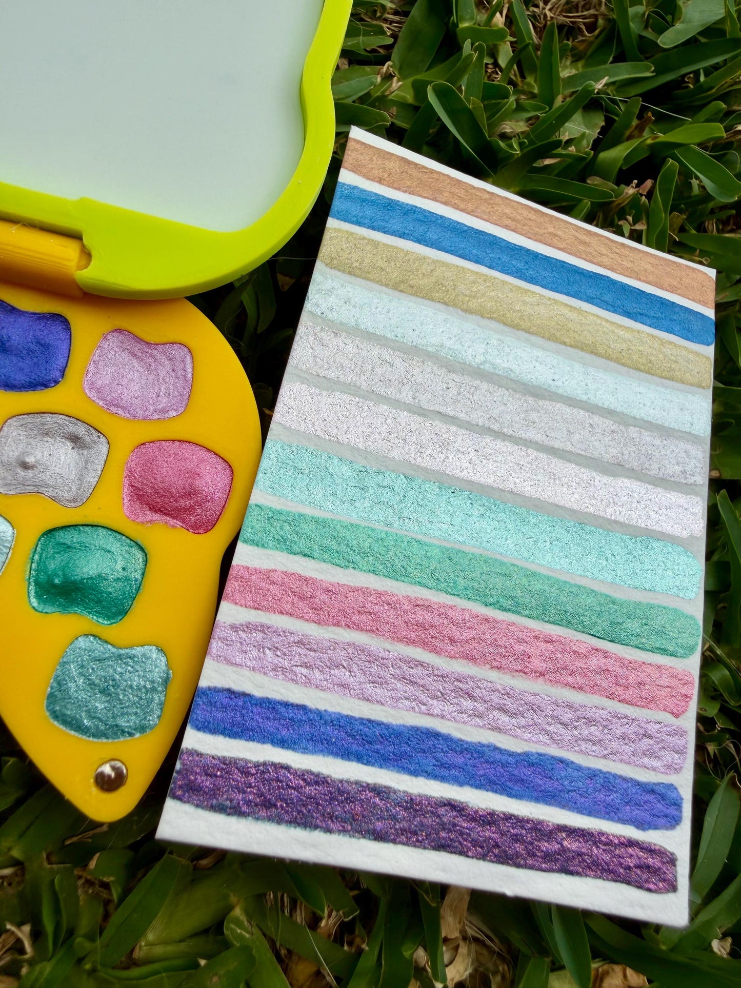 Cat Palette | Watercolor Set | Watercolor Palette | Chrome Watercolors | Handmade Paint | Watercolors | Watercolor | Handmade Watercolors |