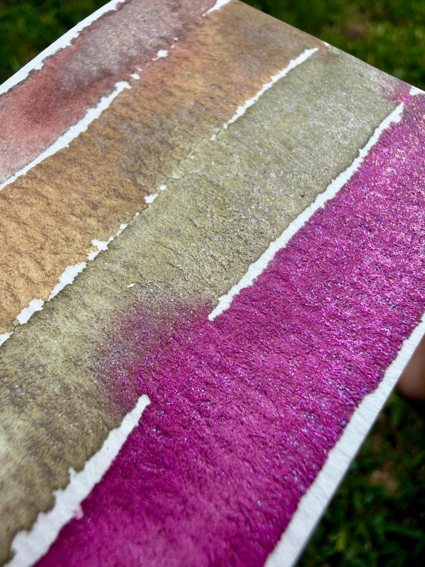 Matte/Shimmer Palette | Handmade Watercolors | Handmade Paint | Watercolors | Watercolor Artist | Handmade Cards | Glitter Watercolors |