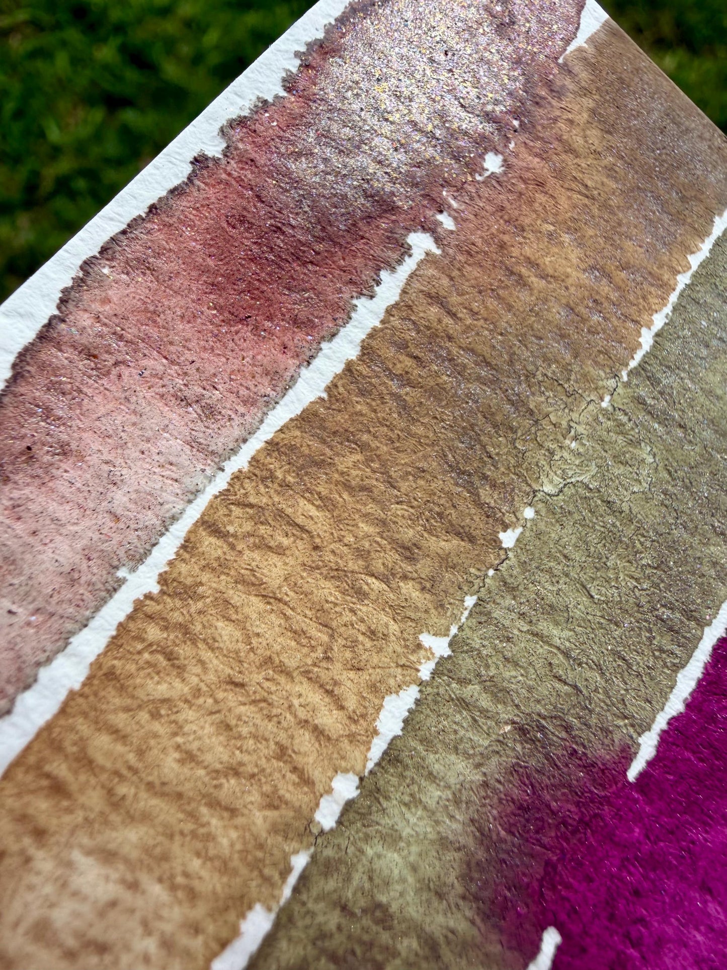Matte/Shimmer Palette | Handmade Watercolors | Handmade Paint | Watercolors | Watercolor Artist | Handmade Cards | Glitter Watercolors |