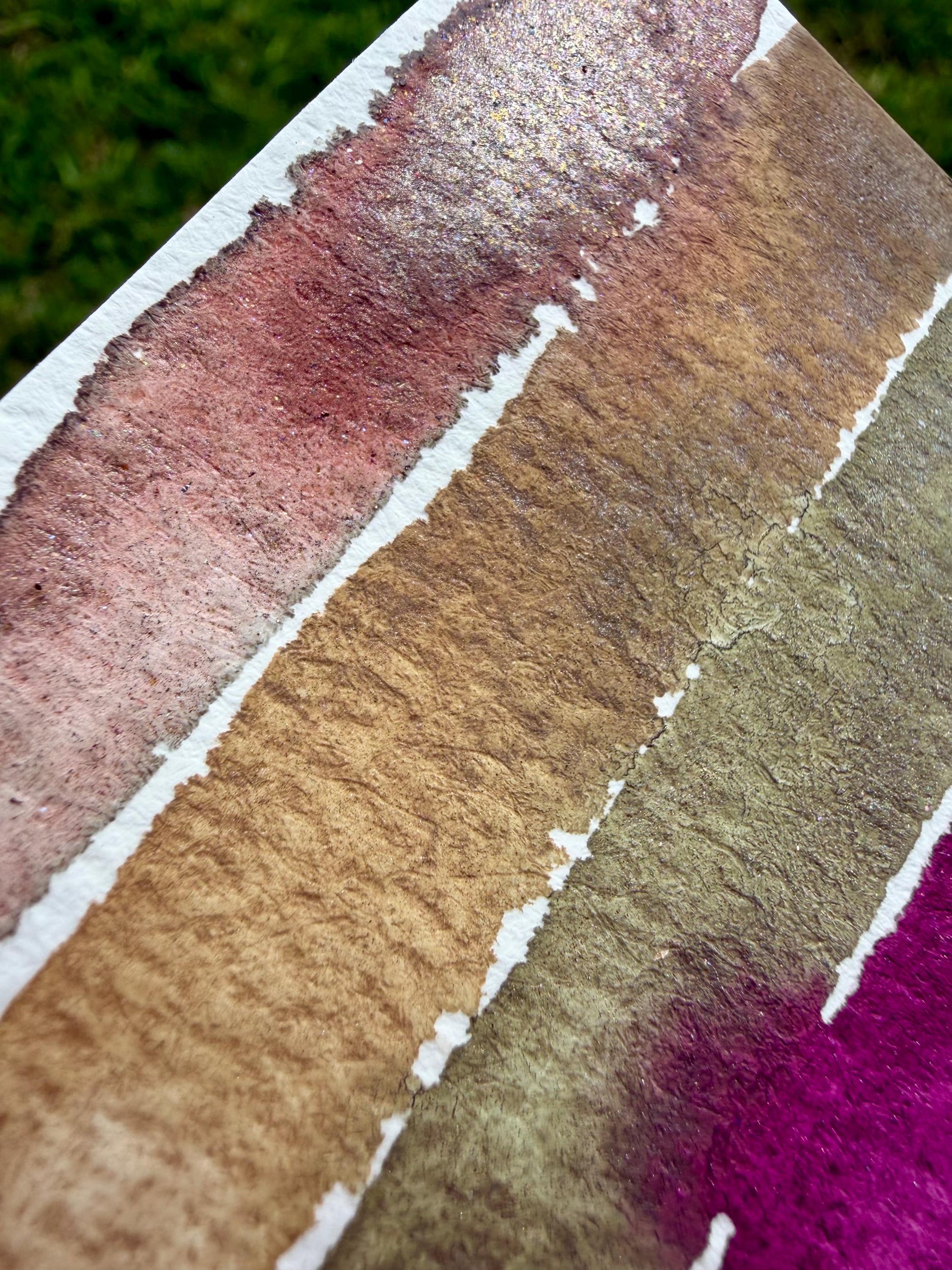 Matte/Shimmer Palette | Handmade Watercolors | Handmade Paint | Watercolors | Watercolor Artist | Handmade Cards | Glitter Watercolors |