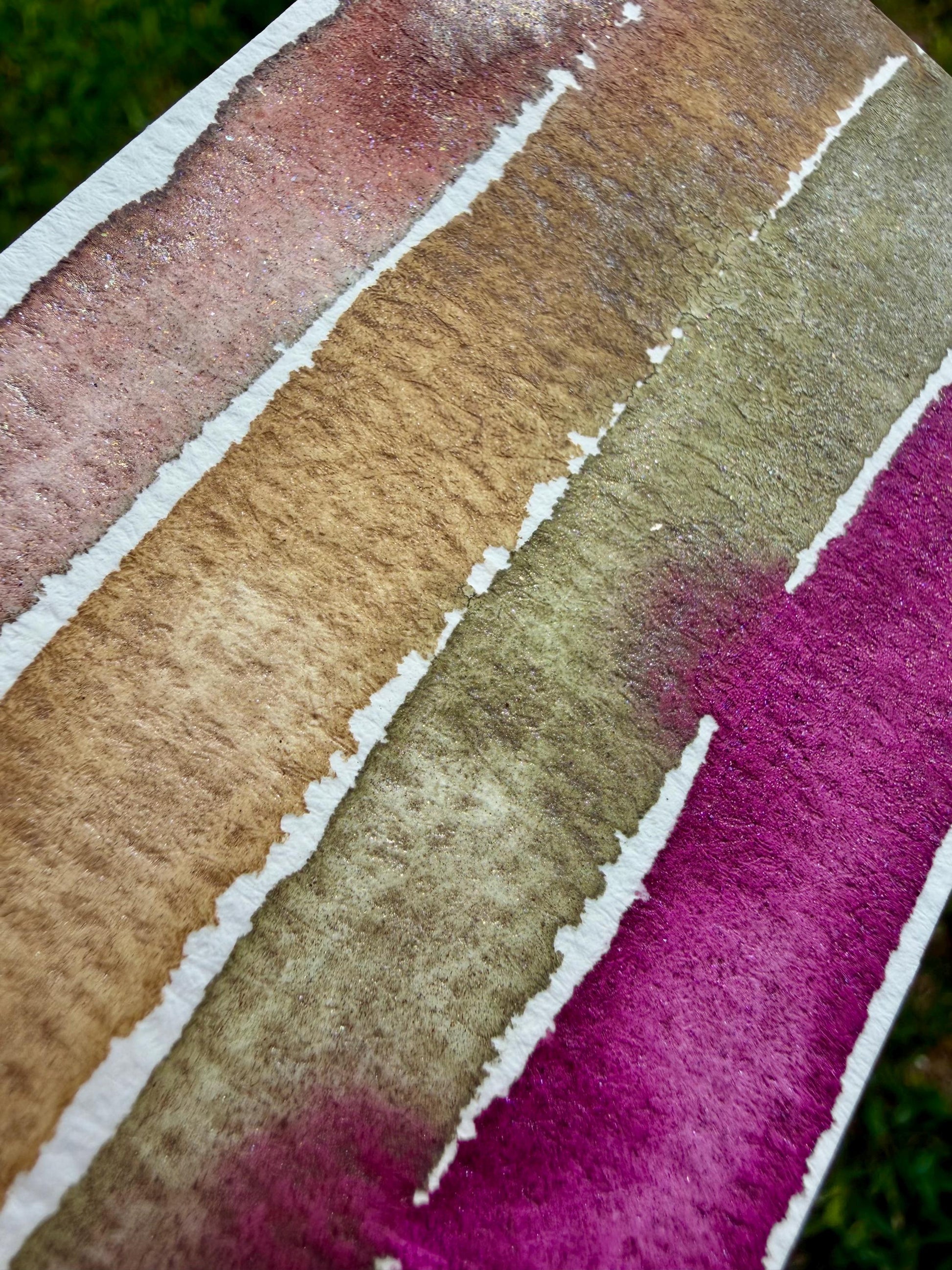 Matte/Shimmer Palette | Handmade Watercolors | Handmade Paint | Watercolors | Watercolor Artist | Handmade Cards | Glitter Watercolors |