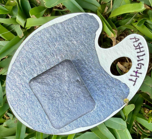 Ashlight | Handmade Watercolors | Handmade Paint | Watercolors | Watercolor | Handmade Cards | Silver Blue Watercolor