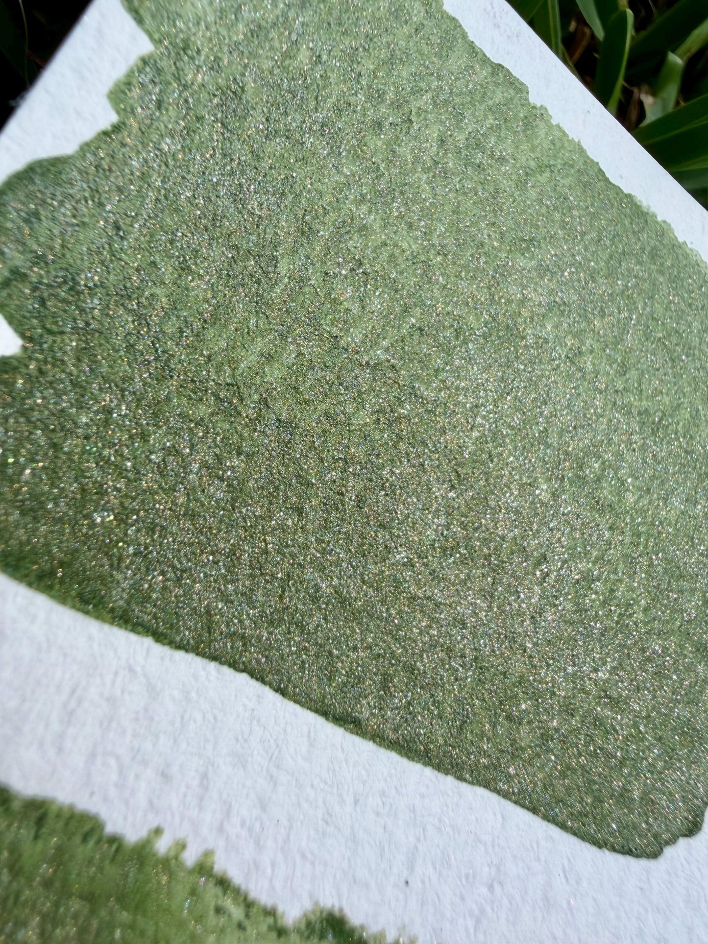 Potted Green | Handmade Watercolors | Handmade Paint | Watercolors | Watercolor | Handmade Cards | Unique Watercolors POTCOLOR WILL VARY