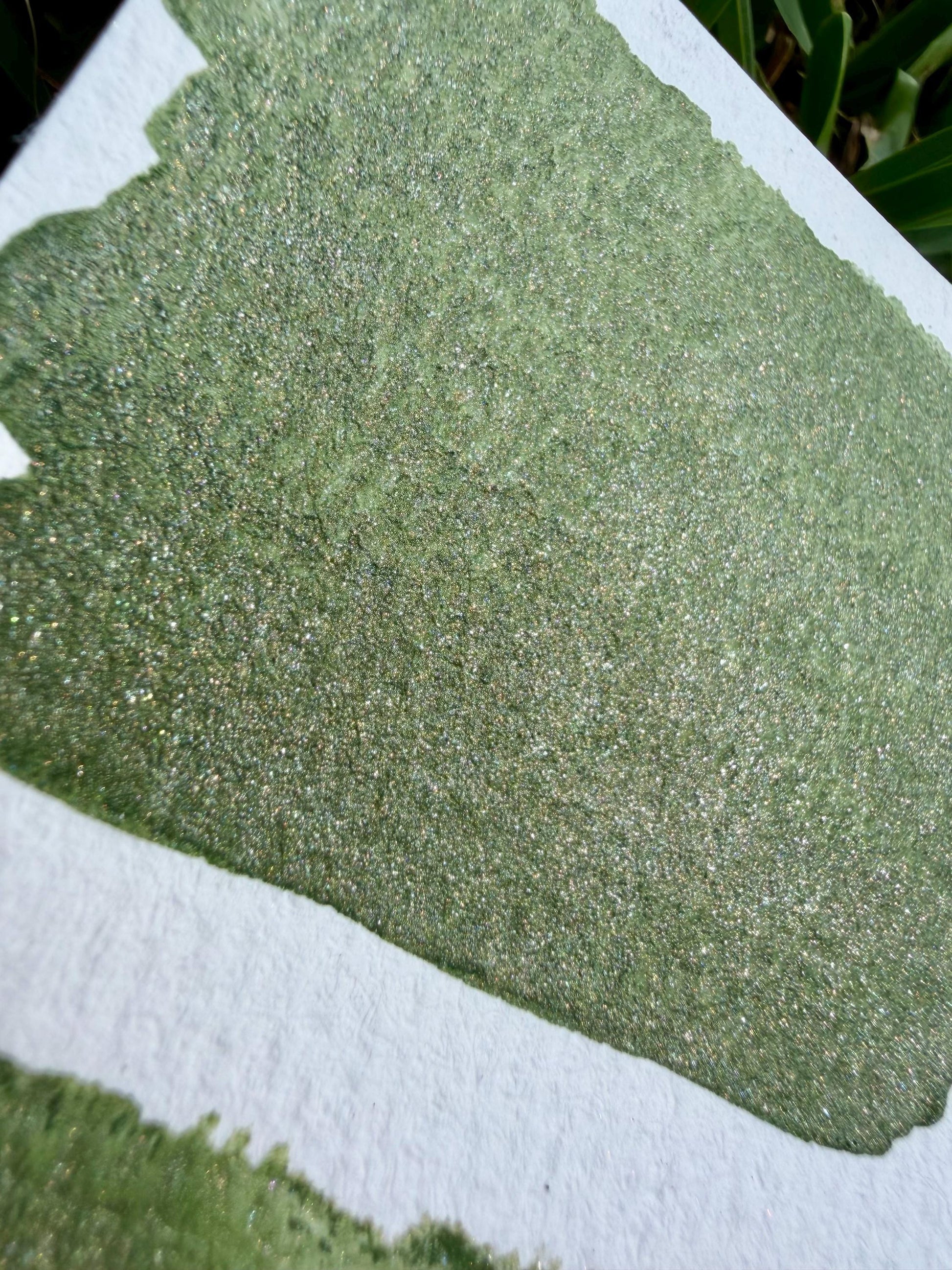Potted Green | Handmade Watercolors | Handmade Paint | Watercolors | Watercolor | Handmade Cards | Unique Watercolors POTCOLOR WILL VARY