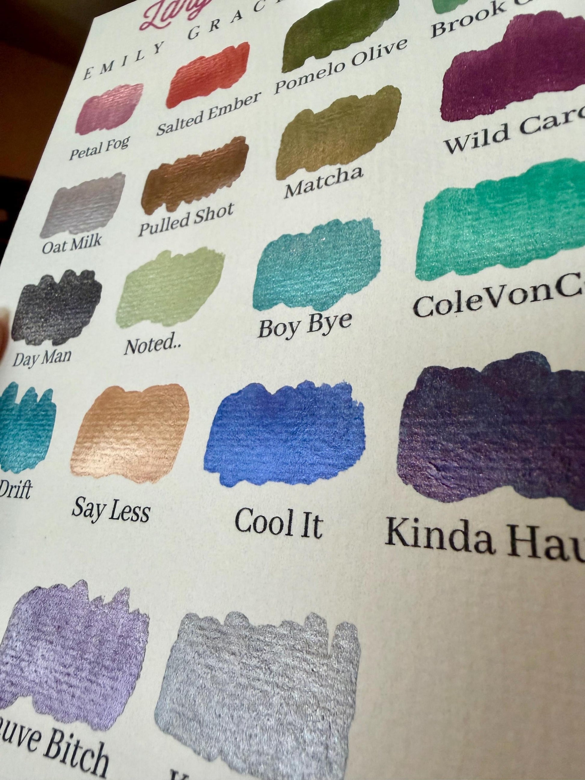 Large Mini Pan Card (Sampler Dot Card) | Handmade Watercolors | Handmade Paint | Shimmer Paint | Colorshift | Dot Cards | Sample