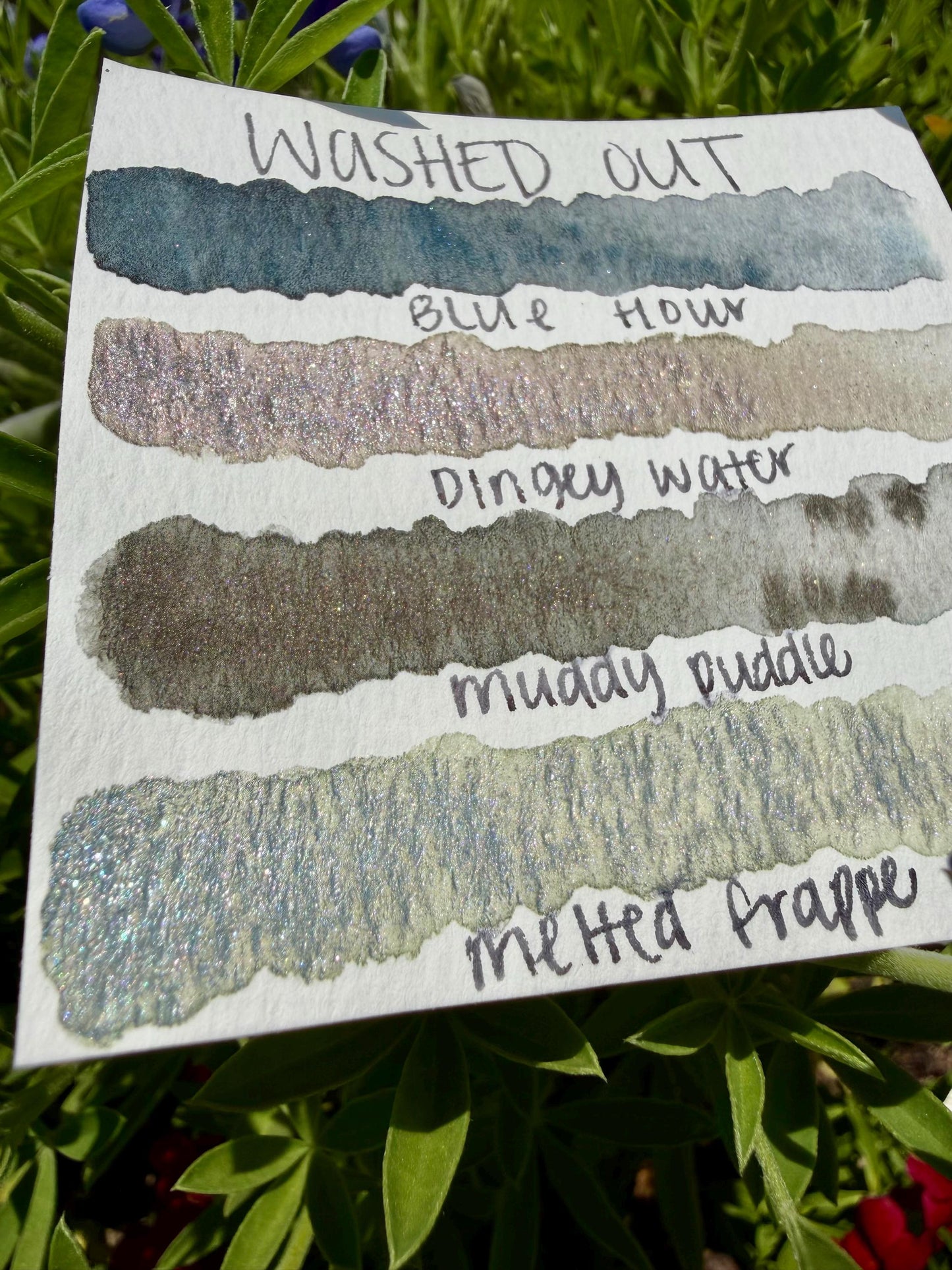 Washed Out Collection| Granulating Matte Watercolor Sets | Sets OR Singles Available | Handmade Paints