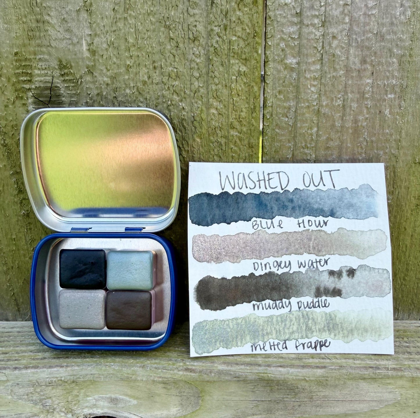 Washed Out Collection| Granulating Matte Watercolor Sets | Sets OR Singles Available | Handmade Paints