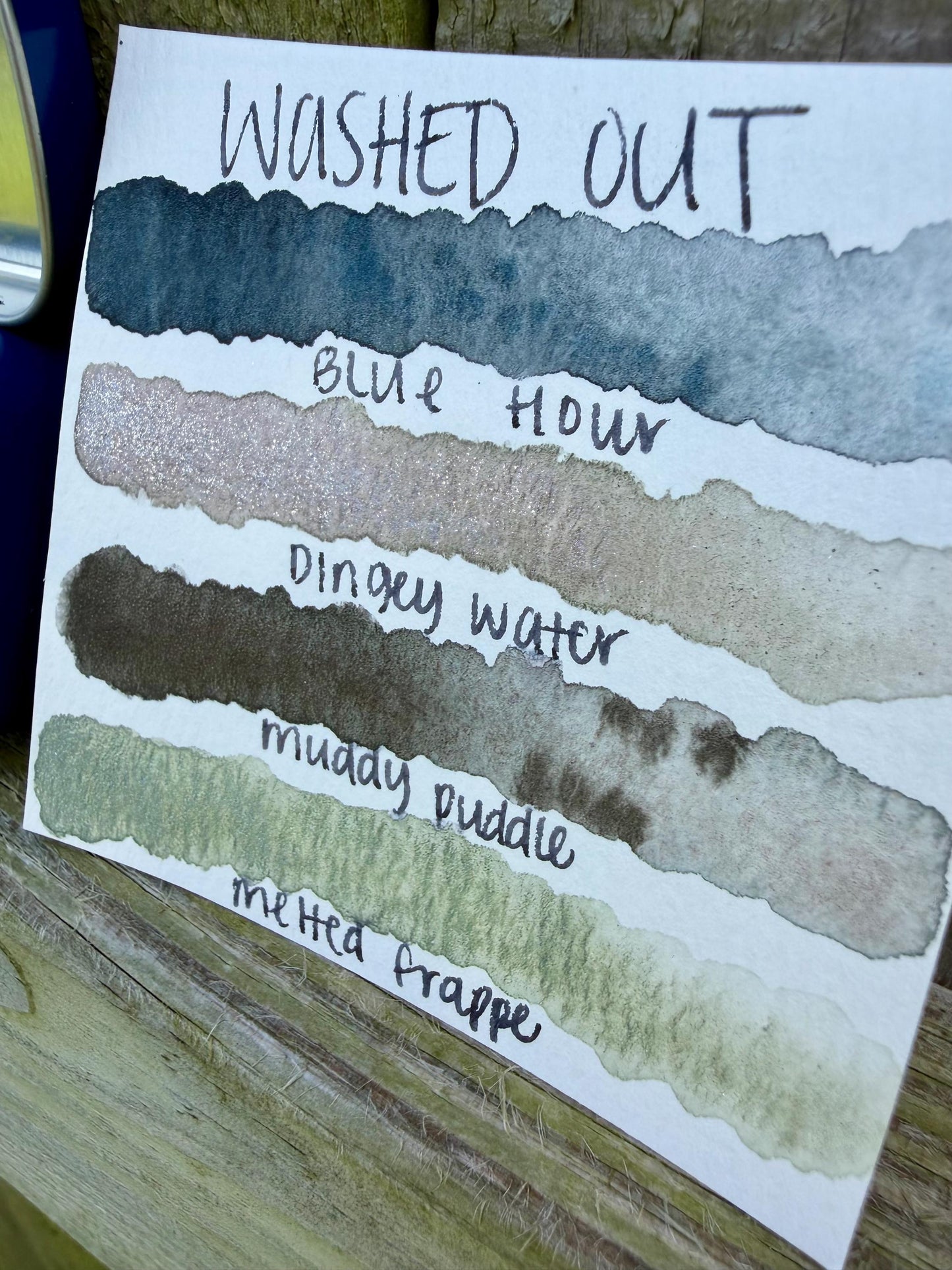 Washed Out Collection| Granulating Matte Watercolor Sets | Sets OR Singles Available | Handmade Paints