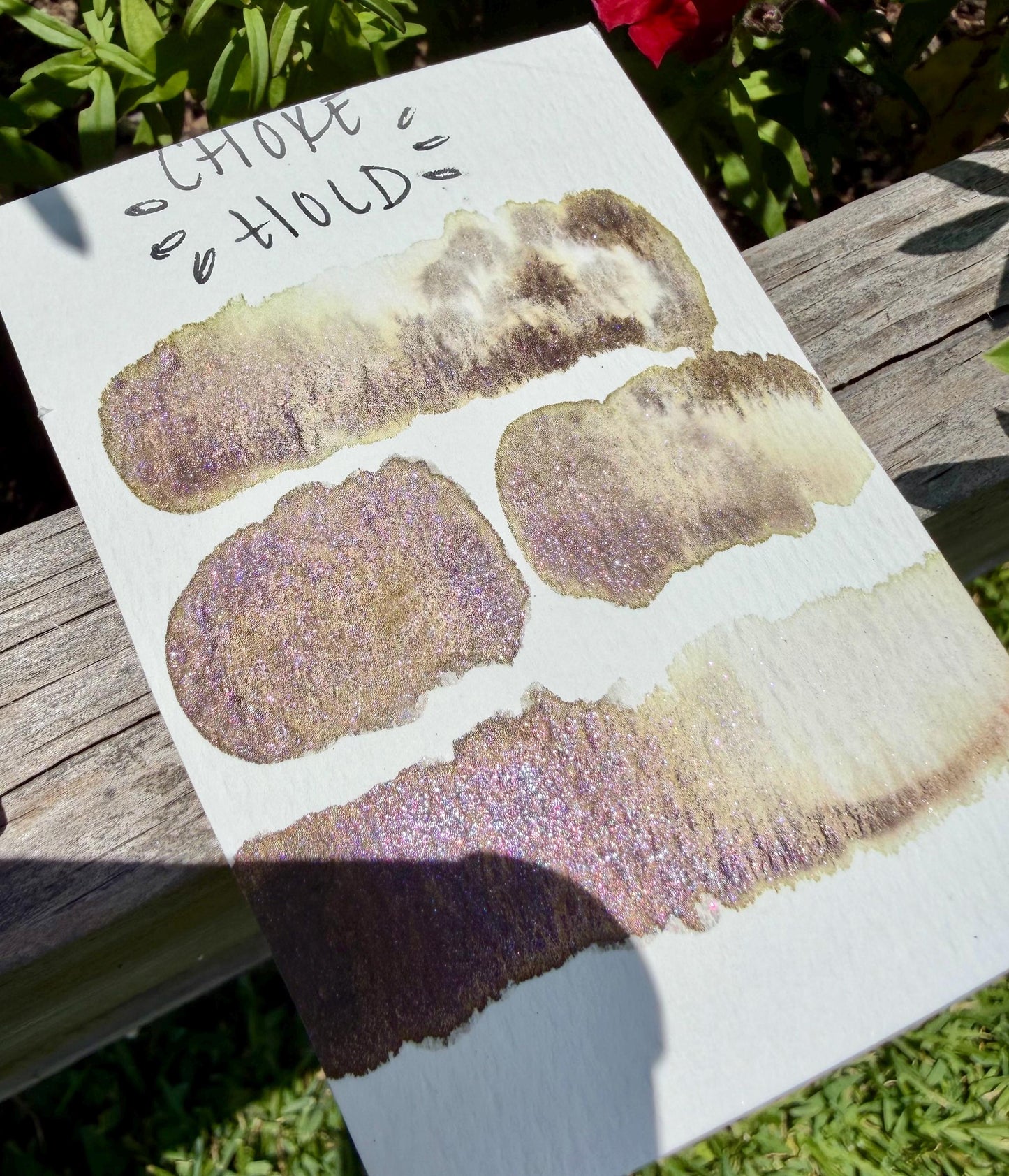 Choke Hold | Watercolor Shimmer & Matte | Hybrid Watercolors | Handmade Paint | Watercolors | Watercolor | Handmade Watercolors |