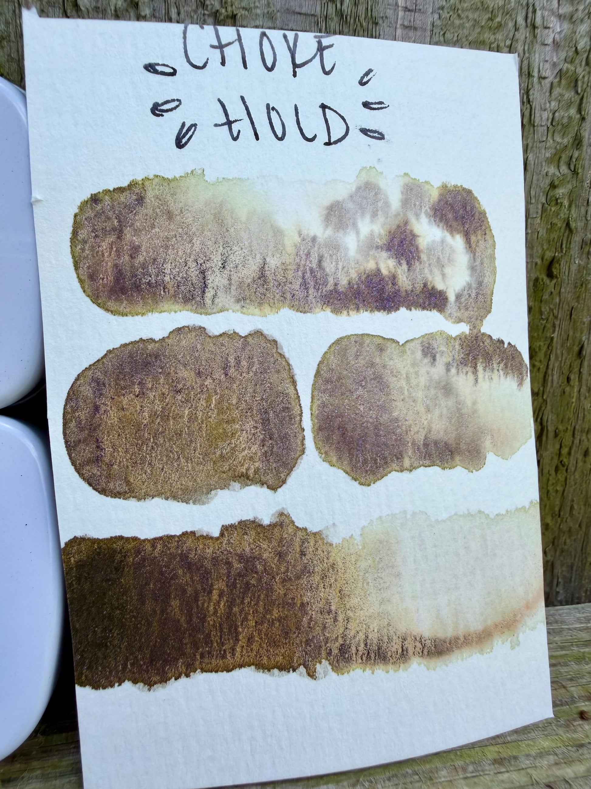 Choke Hold | Watercolor Shimmer & Matte | Hybrid Watercolors | Handmade Paint | Watercolors | Watercolor | Handmade Watercolors |