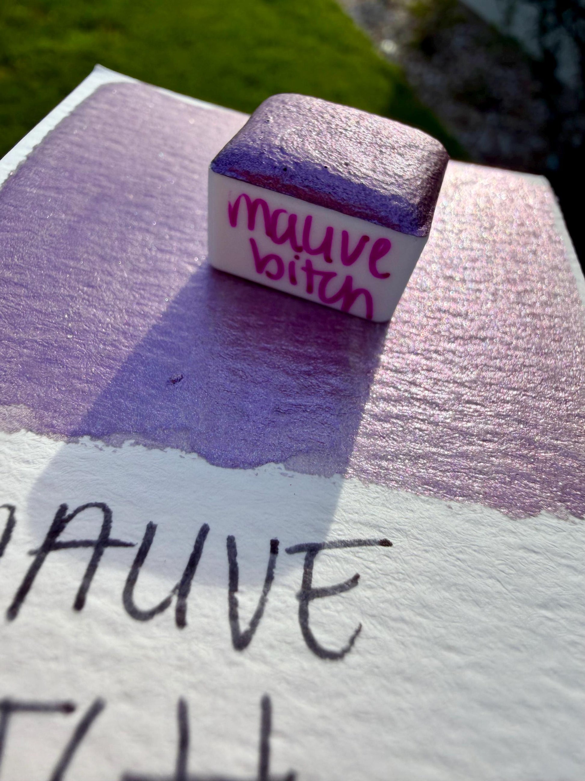 Mauve Bitch | Handmade Watercolors | Handmade Paint | Watercolors | Watercolor | Watercolor Artist