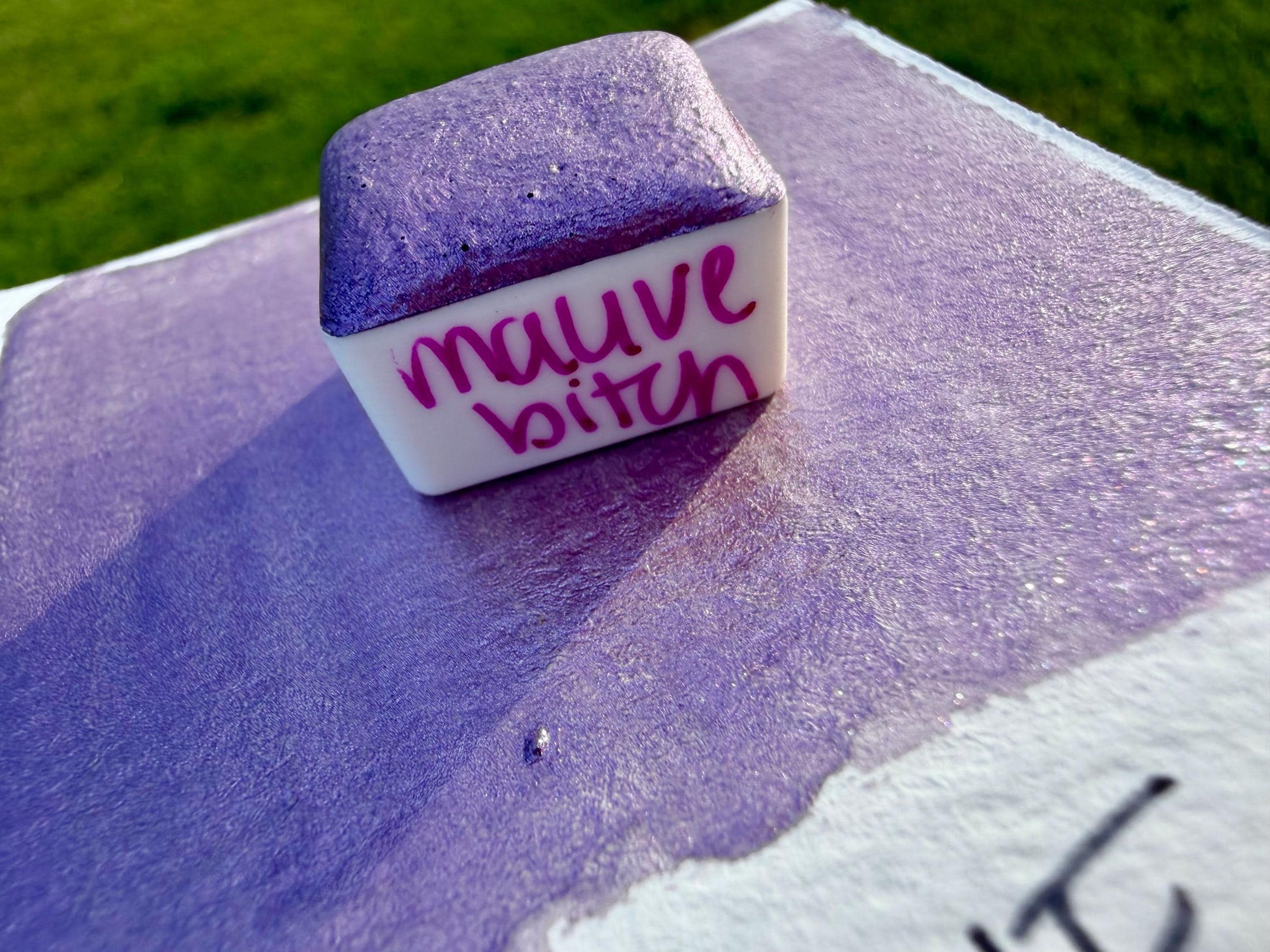 Mauve Bitch | Handmade Watercolors | Handmade Paint | Watercolors | Watercolor | Watercolor Artist