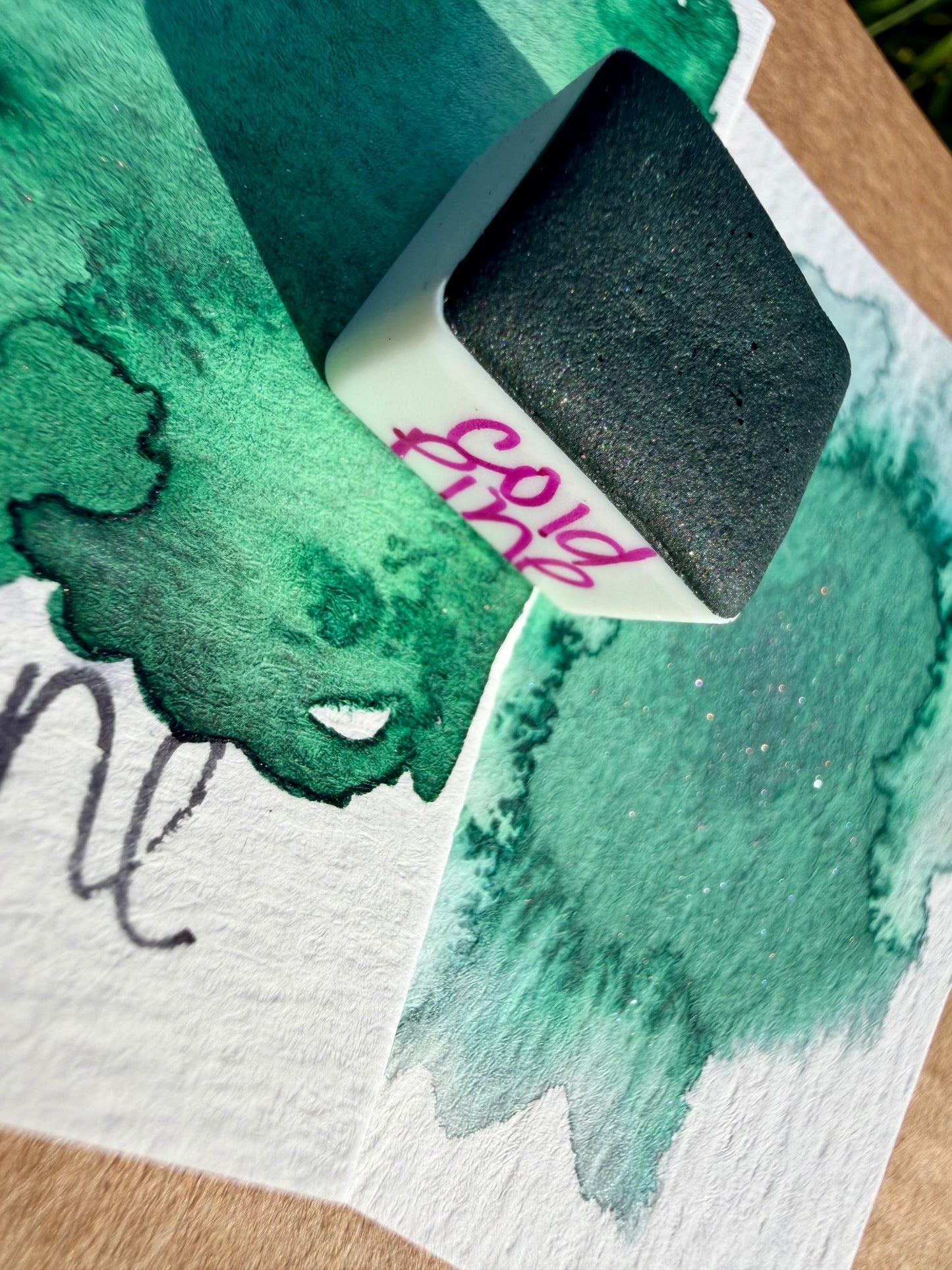 Cold Pine | HYBRID | Matte & Shimmer Blend | Handmade Watercolors | Handmade Paint | Watercolors | Watercolor | Watercolor Artist