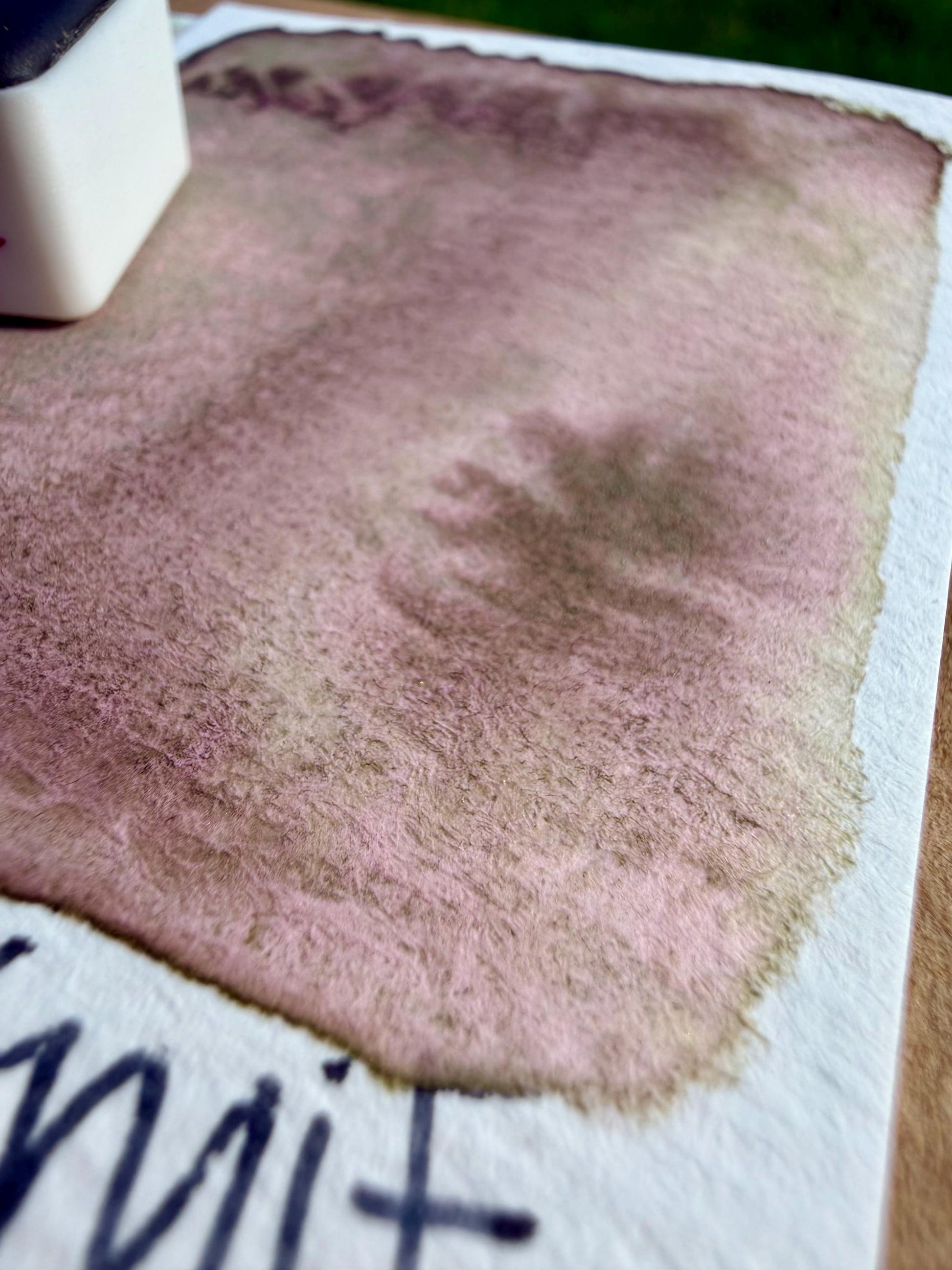 Goblin Fruit | Handmade Watercolors | GRANULATING | Handmade Cards | Watercolor Florals | Matte Pigment | Half Pans