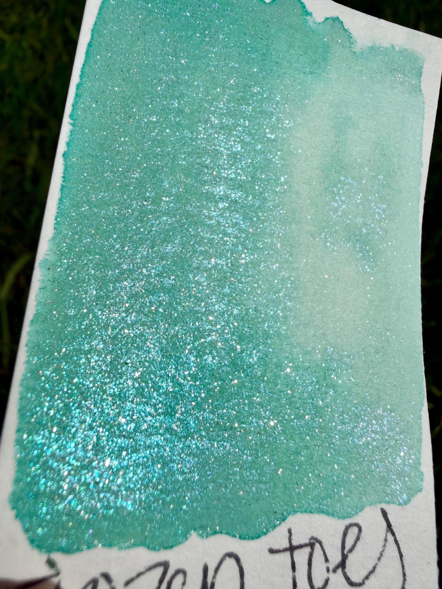 Frozen Toes | HYBRID | Matte & Shimmer Blend | Handmade Watercolors | Handmade Paint | Watercolors | Watercolor | Watercolor Artist