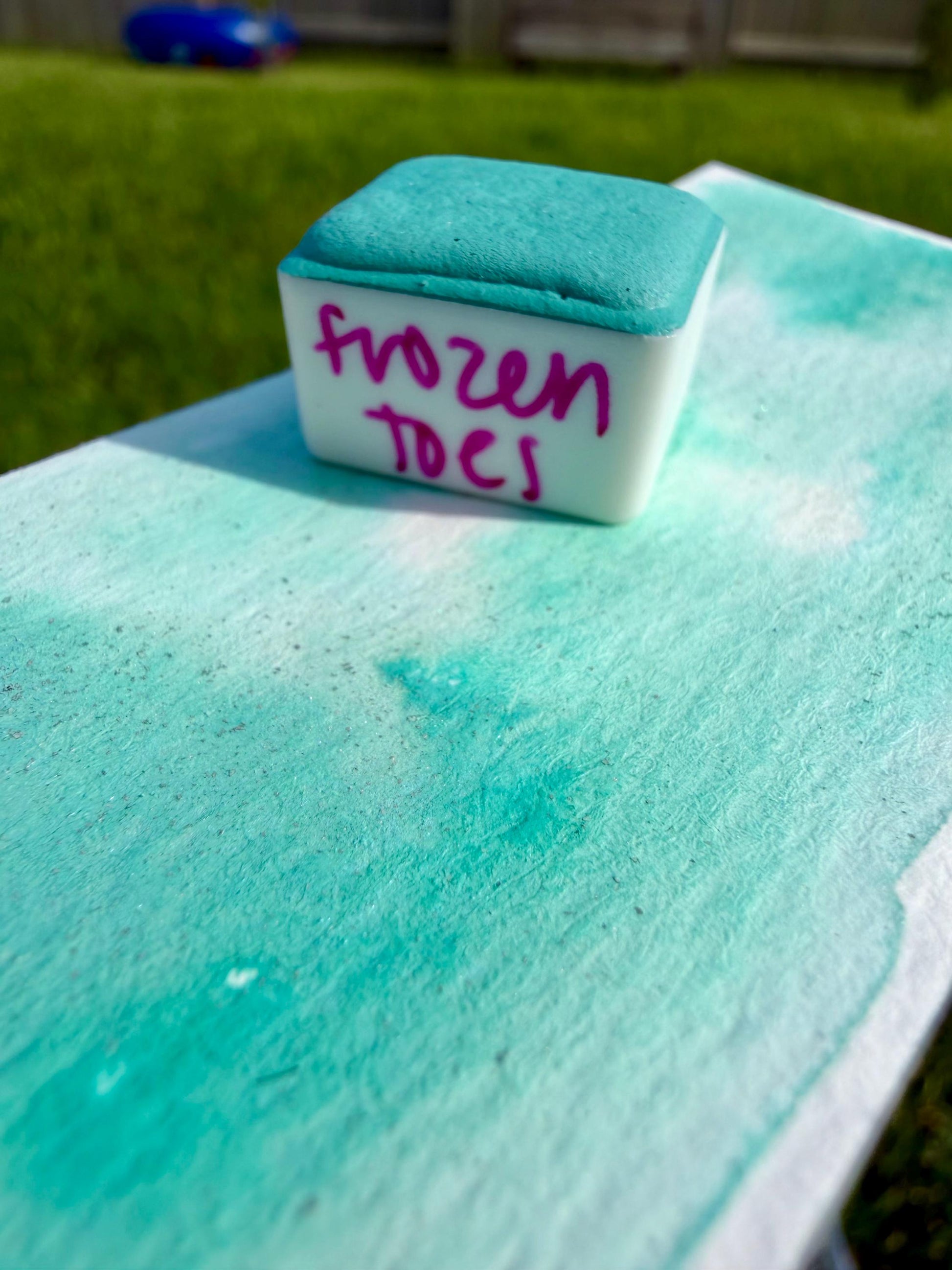 Frozen Toes | HYBRID | Matte & Shimmer Blend | Handmade Watercolors | Handmade Paint | Watercolors | Watercolor | Watercolor Artist