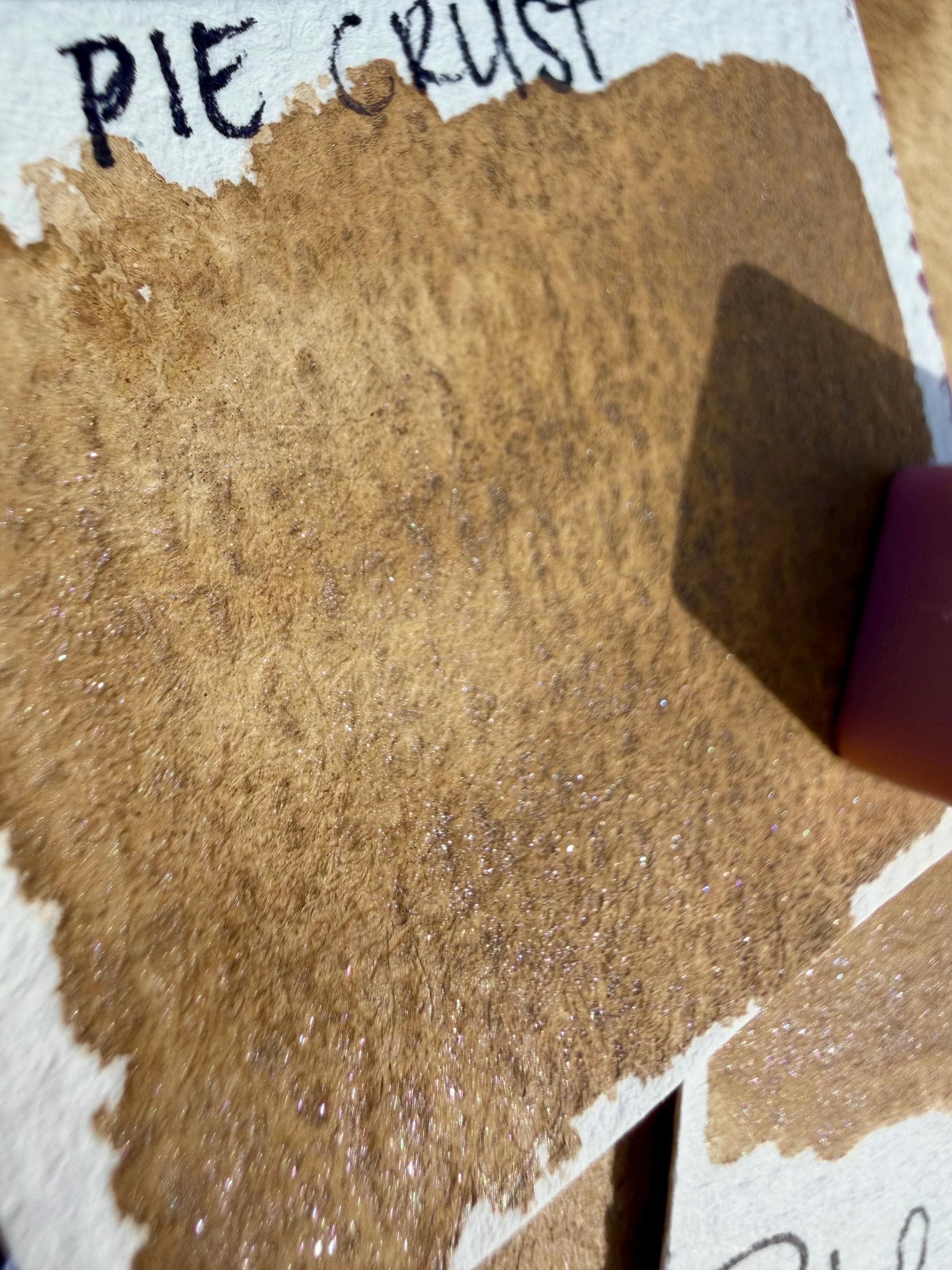 Pie Crust | HYBRID | Matte & Shimmer Blend | Handmade Watercolors | Handmade Paint | Watercolors | Watercolor | Watercolor Artist