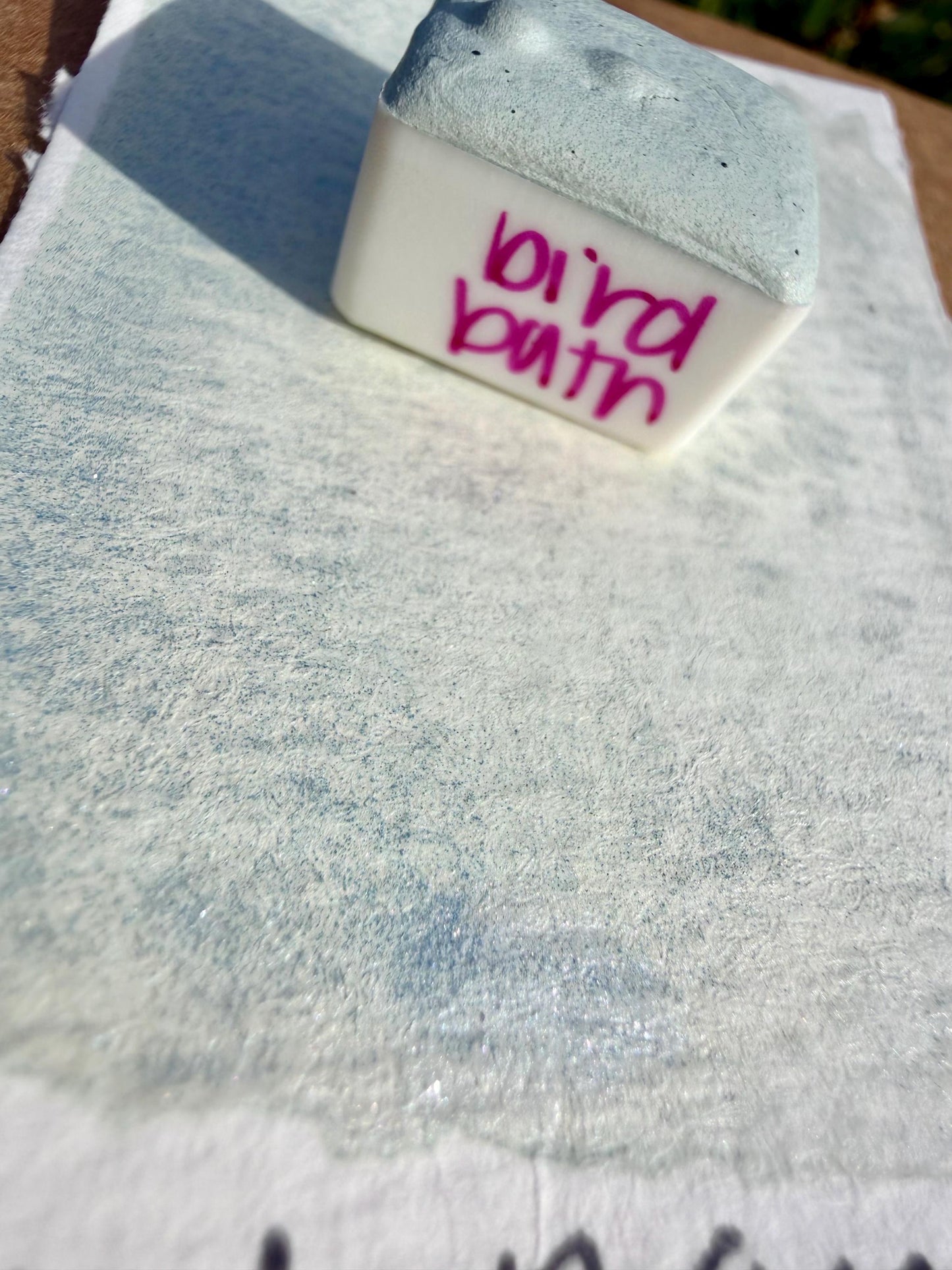 Bird Bath | HYBRID | Matte & Shimmer Blend | Handmade Watercolors | Handmade Paint | Watercolors | Watercolor | Watercolor Artist