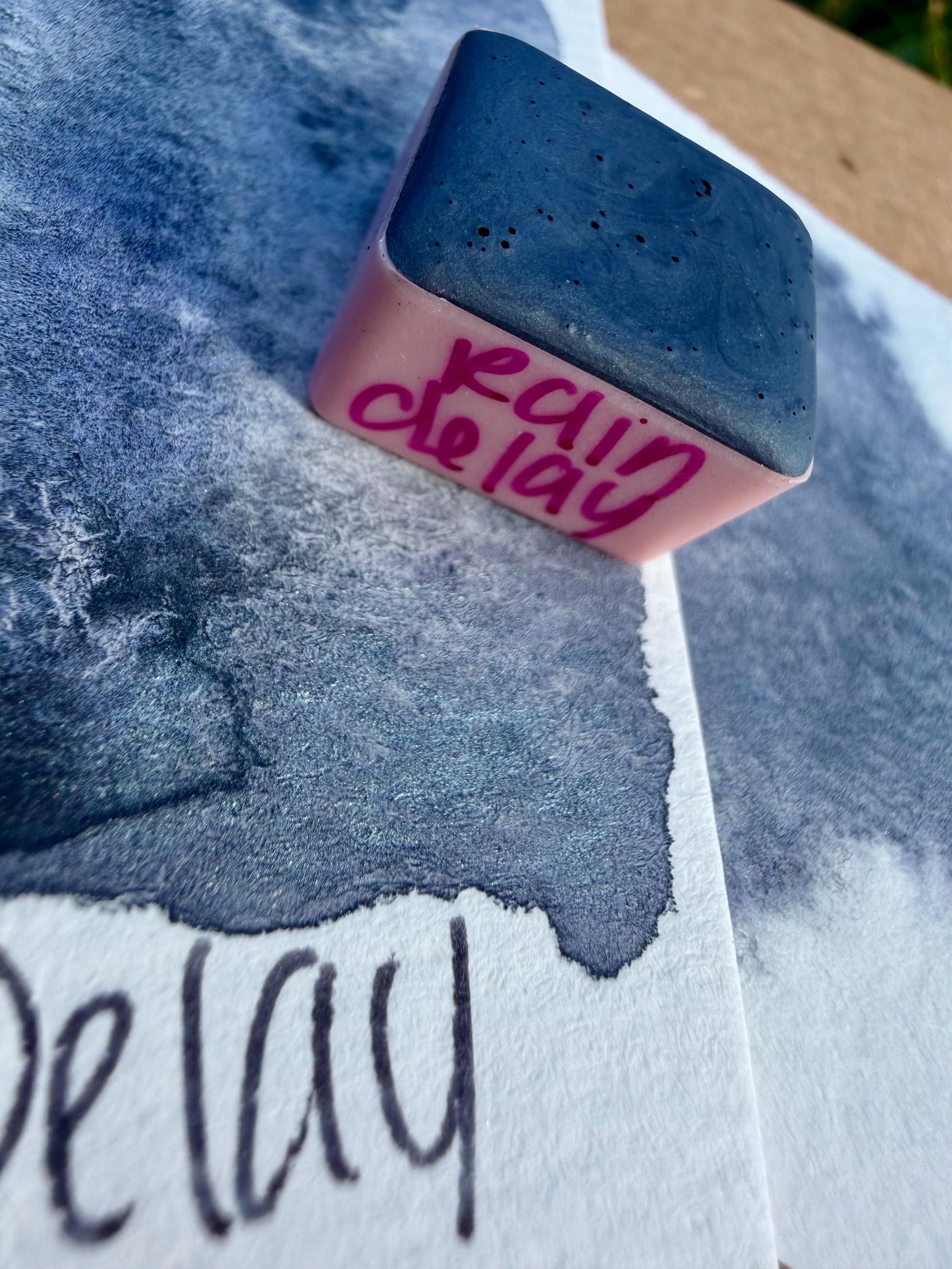 Rain Delay | HYBRID | Matte & Shimmer Blend | Handmade Watercolors | Handmade Paint | Watercolors | Watercolor | Watercolor Artist