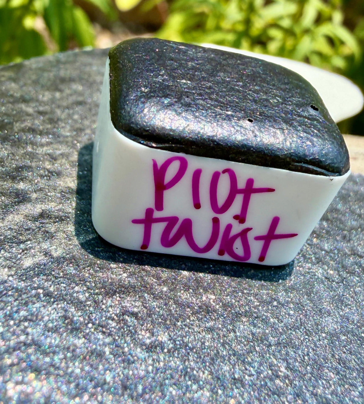 Plot Twist| Large Particle Mica | Handmade Watercolors | Handmade Paint | Watercolors | Watercolor Artist | Handmade Watercolor |