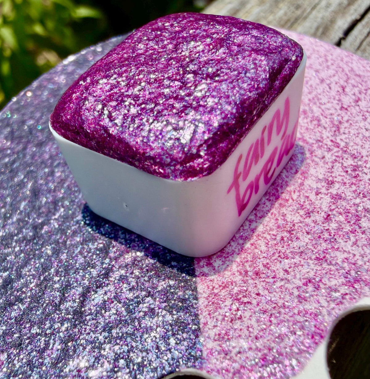 Fairy Bread | Large Particle Mica | Handmade Watercolors | Handmade Paint | Watercolors | Watercolor Artist | Handmade Watercolor |