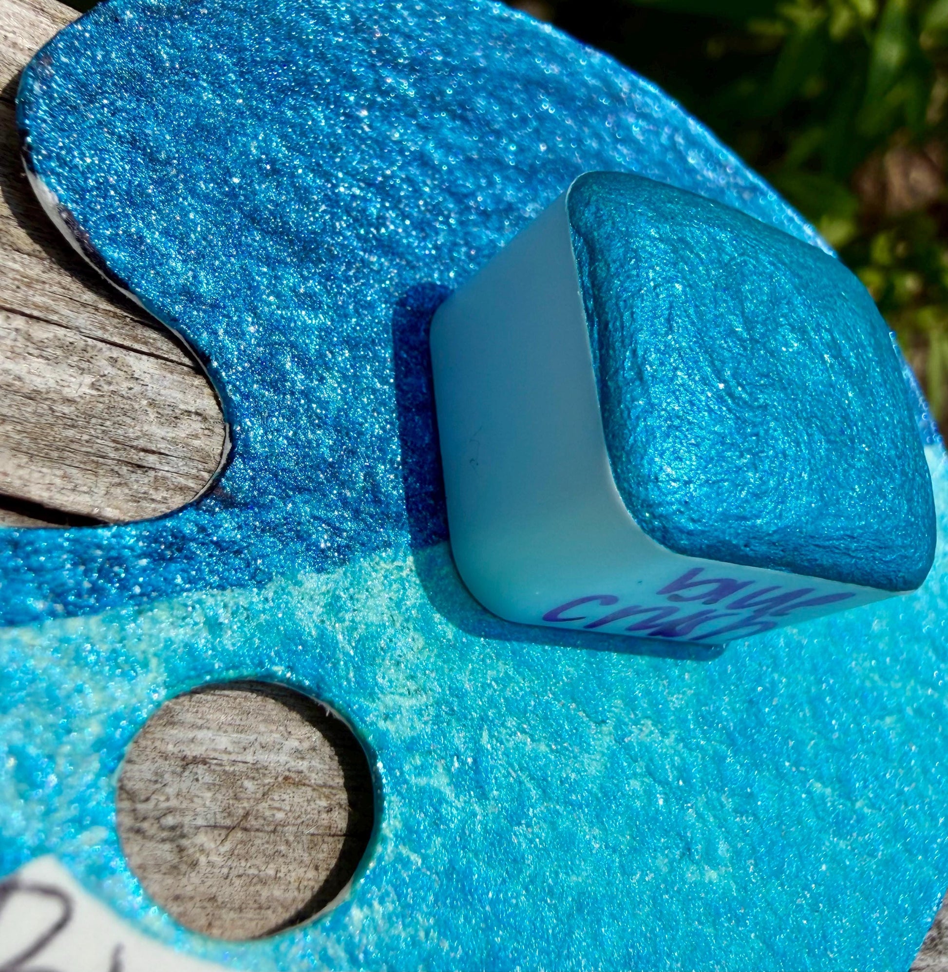 Blue Crush | Shimmer Mica | Handmade Watercolors | Handmade Paint | Watercolors | Watercolor Artist | Handmade Watercolor |