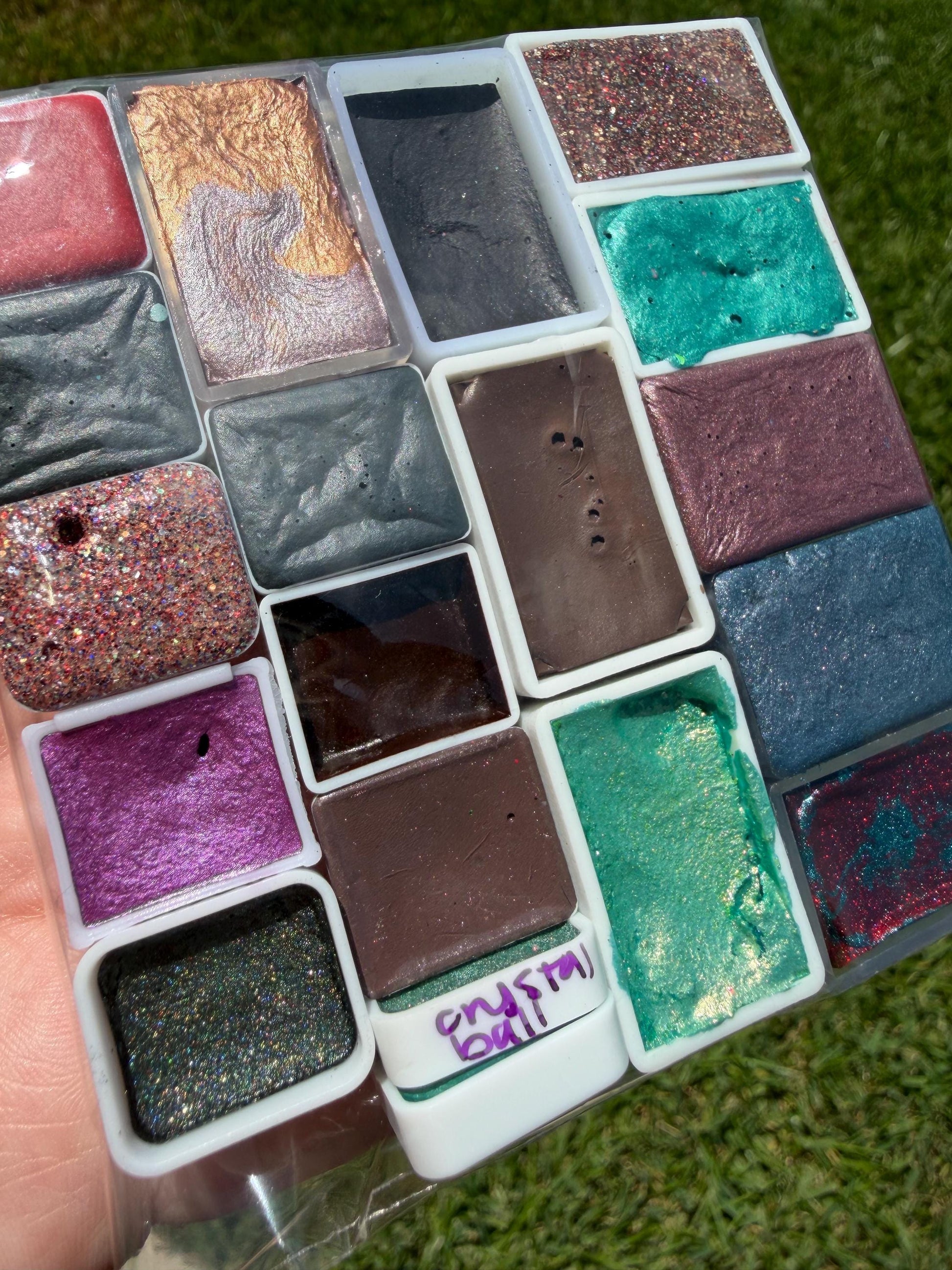 Grab Bags | Handmade Watercolors | Half Pans | Custom Colors | Watercolor Paint | Bundles |