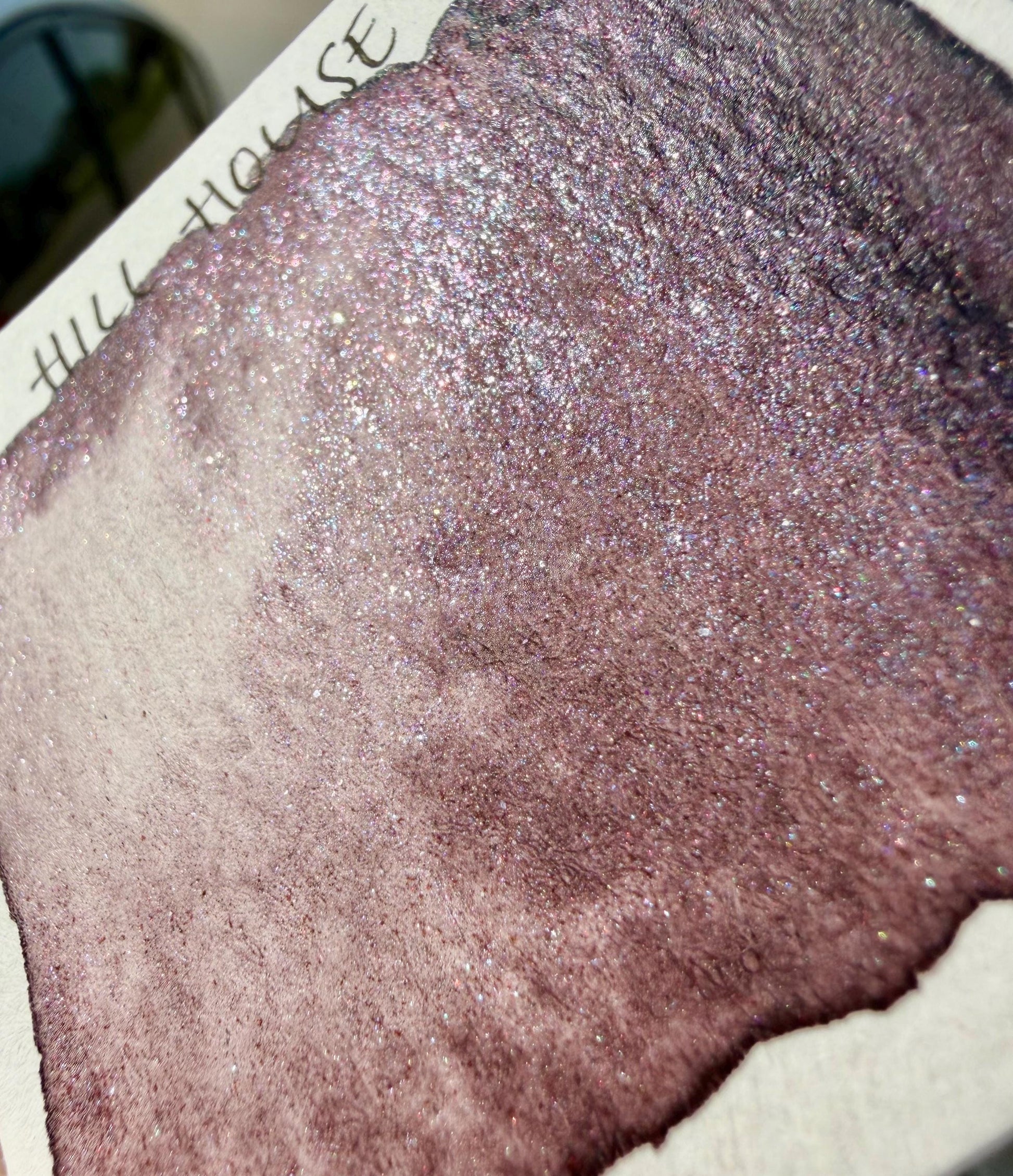Hill House | Limited Color | Matte and Shimmer Blend | XL Metal Squiggle Pan | Handmade Paint | Watercolors | Watercolor |