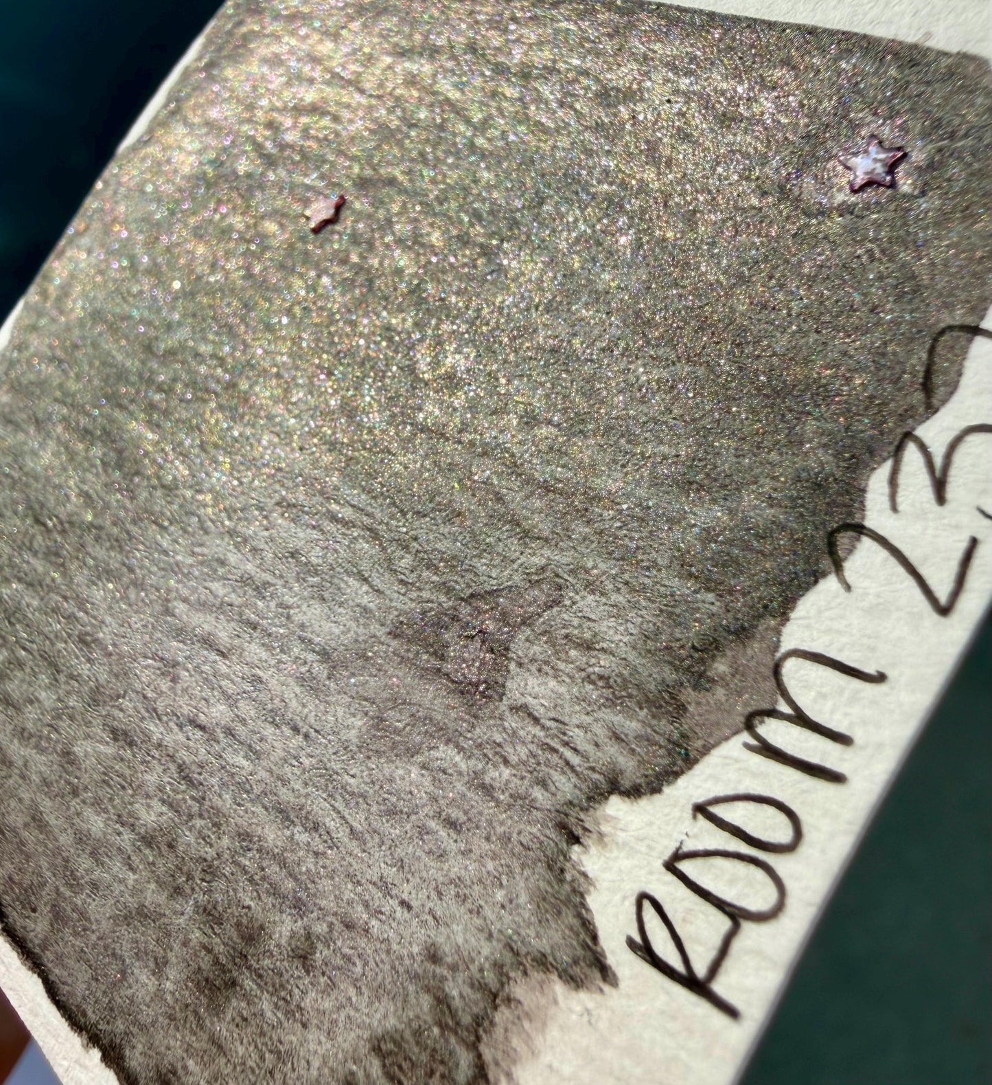 Room 237 | Limited Color | Matte and Shimmer Blend | XL Metal Squiggle Pan | Handmade Paint | Watercolors | Watercolor |