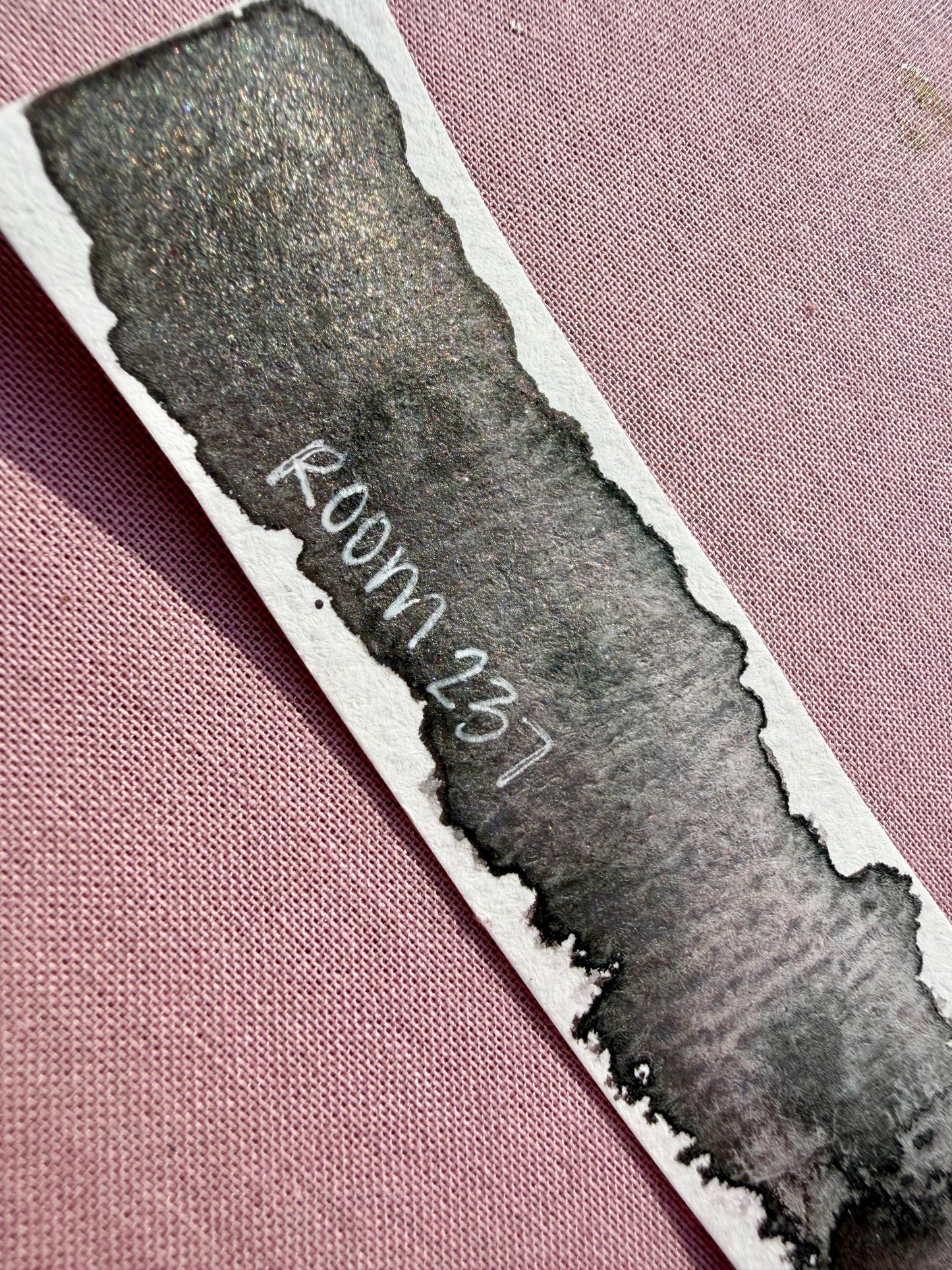 Room 237 | Limited Color | Matte and Shimmer Blend | XL Metal Squiggle Pan | Handmade Paint | Watercolors | Watercolor |