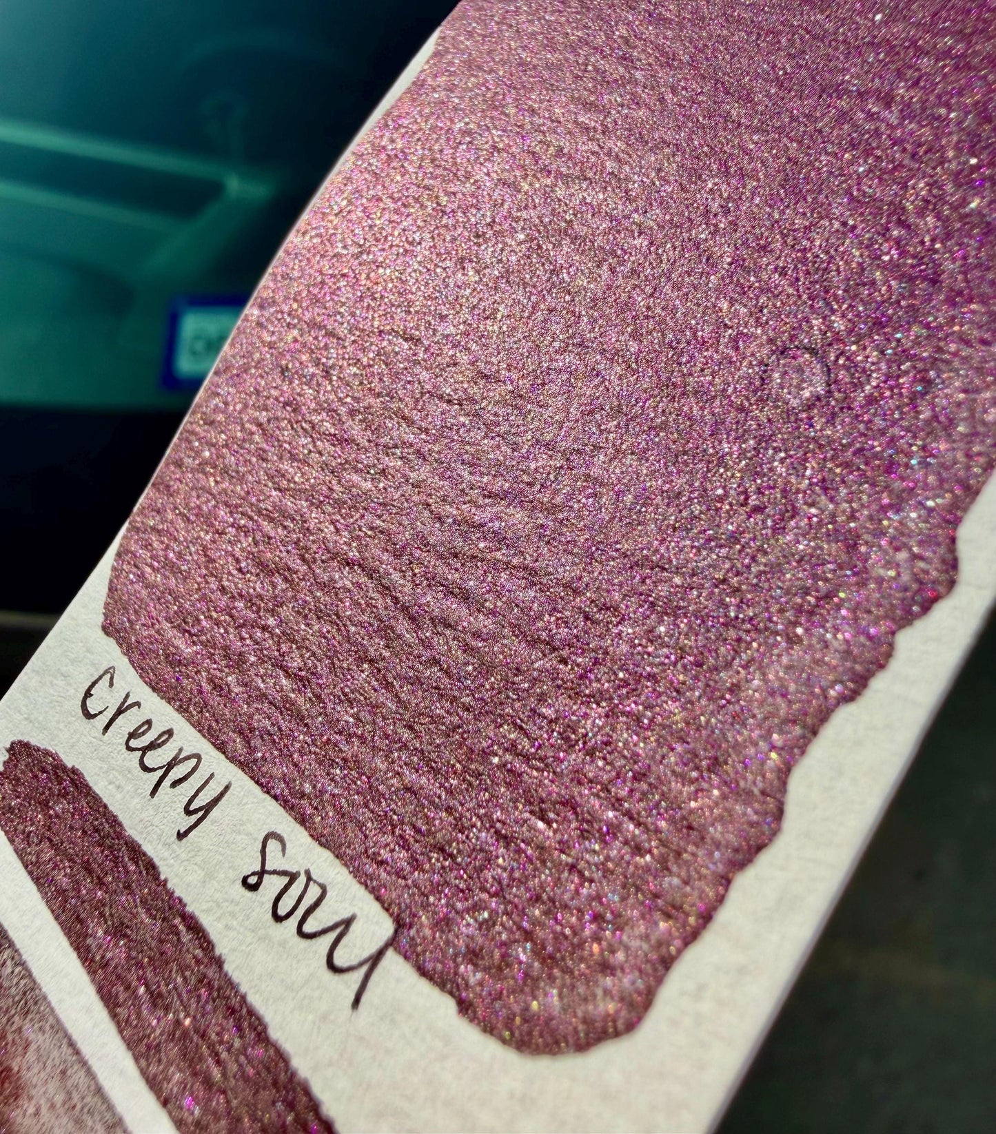 Creepy Soul | Limited Color | Matte and Shimmer Blend | XL Metal Squiggle Pan | Handmade Paint | Watercolors | Watercolor |