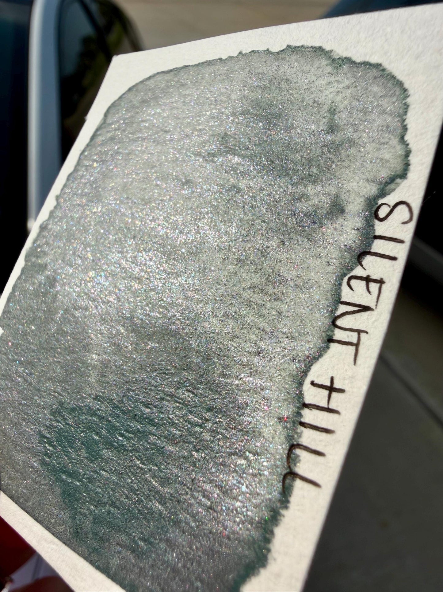 Silent Hill | Limited Color | Matte and Shimmer Blend | XL Metal Squiggle Pan | Handmade Paint | Watercolors | Watercolor |