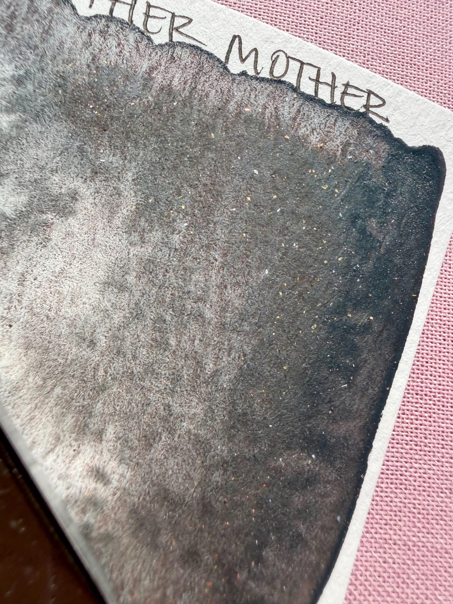 Other Mother | Limited Color | Matte and Shimmer Blend | XL Metal Squiggle Pan | Handmade Paint | Watercolors | Watercolor |
