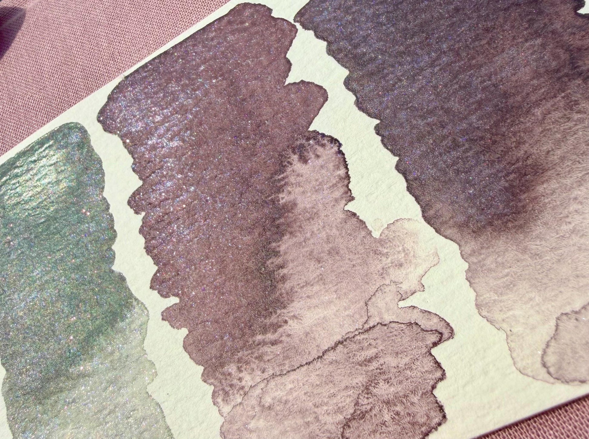 Halloween Blend 3 | Limited Color | Matte and Shimmer Blend | XL Metal Squiggle Pan | Handmade Paint | Watercolors | Watercolor |