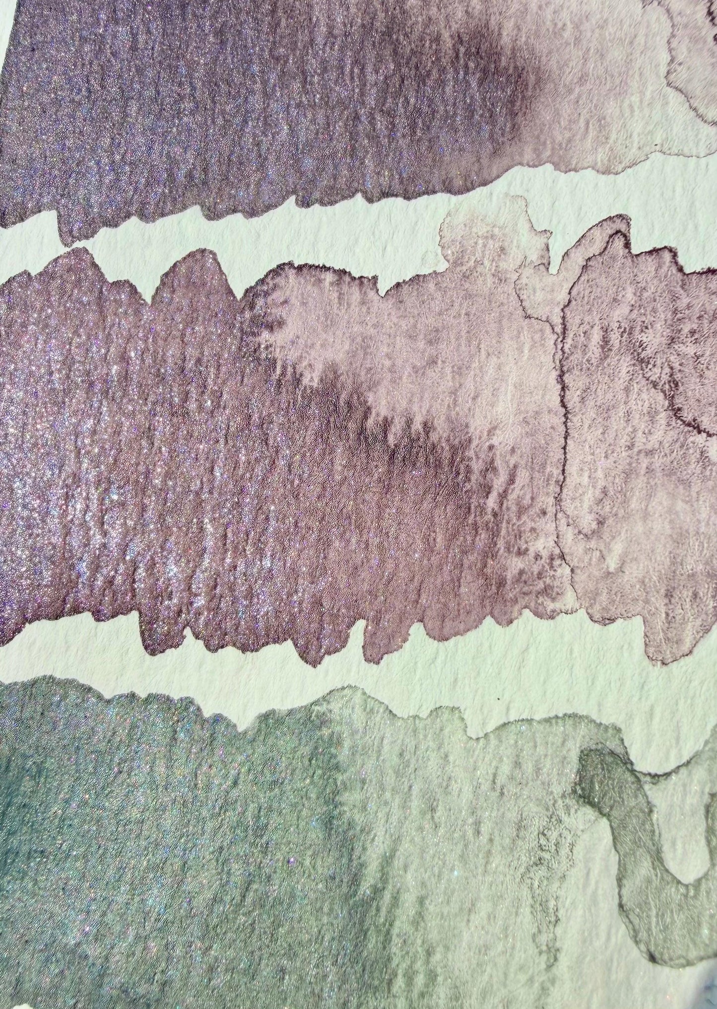 Halloween Blend 3 | Limited Color | Matte and Shimmer Blend | XL Metal Squiggle Pan | Handmade Paint | Watercolors | Watercolor |