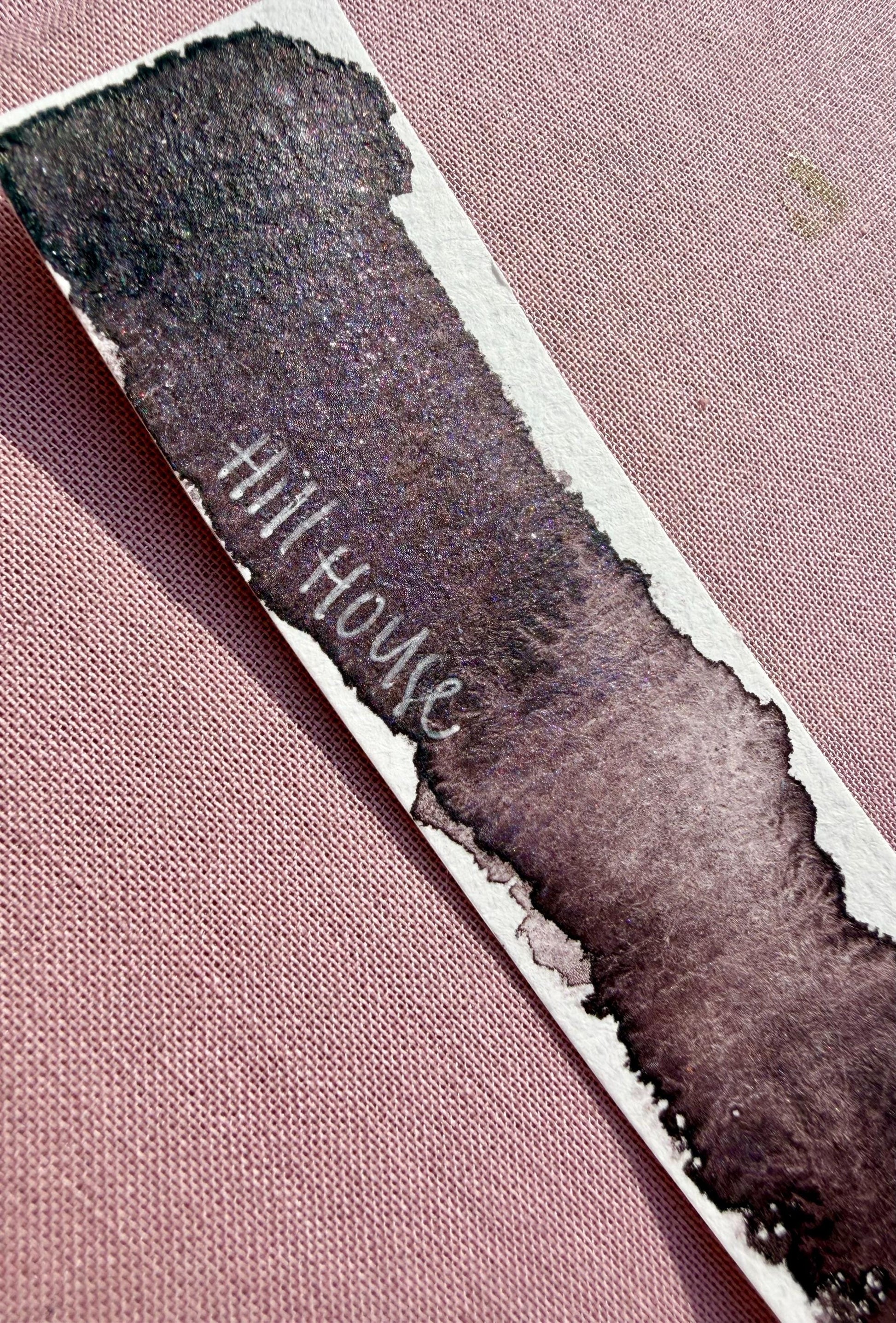 Hill House | Limited Color | Matte and Shimmer Blend | XL Metal Squiggle Pan | Handmade Paint | Watercolors | Watercolor |