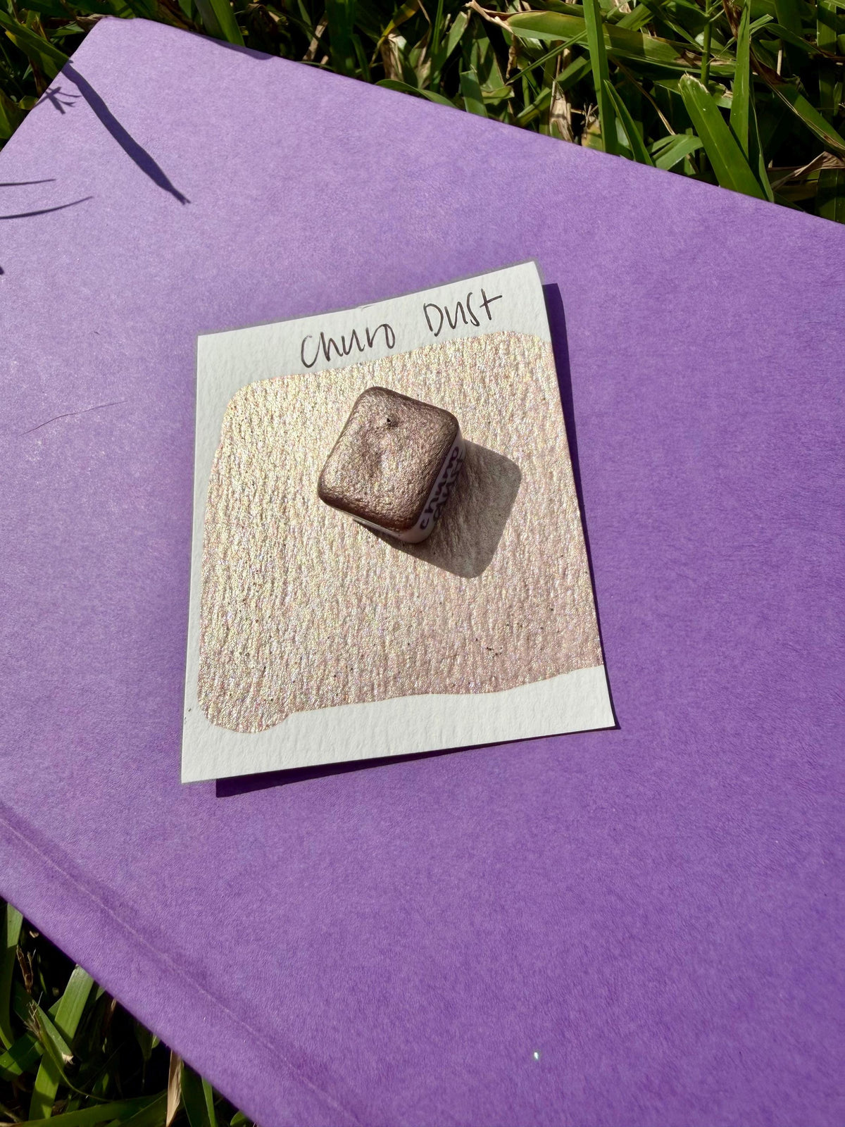 Churro Dust - Glitter | Watercolors | LIMITEDCOLOR | Handmade Watercolors | Handmade Paint | Calligraphy |