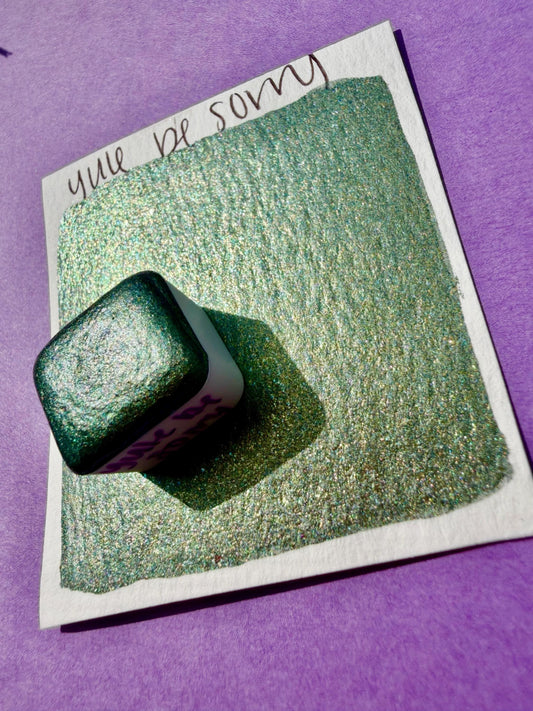 Yule Be Sorry | Watercolors | LIMITEDCOLOR | Handmade Watercolors | Handmade Paint | Artist Watercolor |