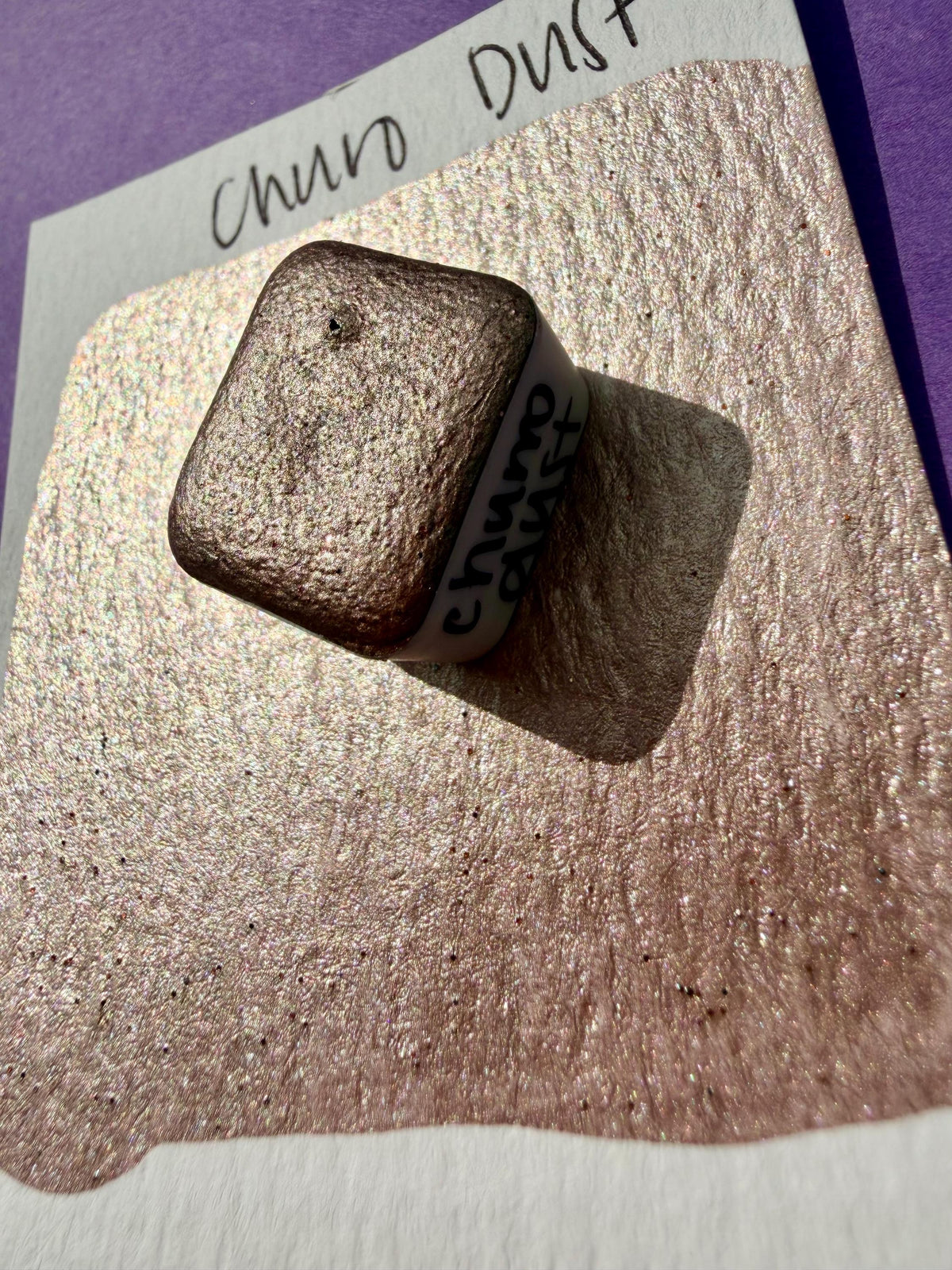 Churro Dust - Glitter | Watercolors | LIMITEDCOLOR | Handmade Watercolors | Handmade Paint | Calligraphy |