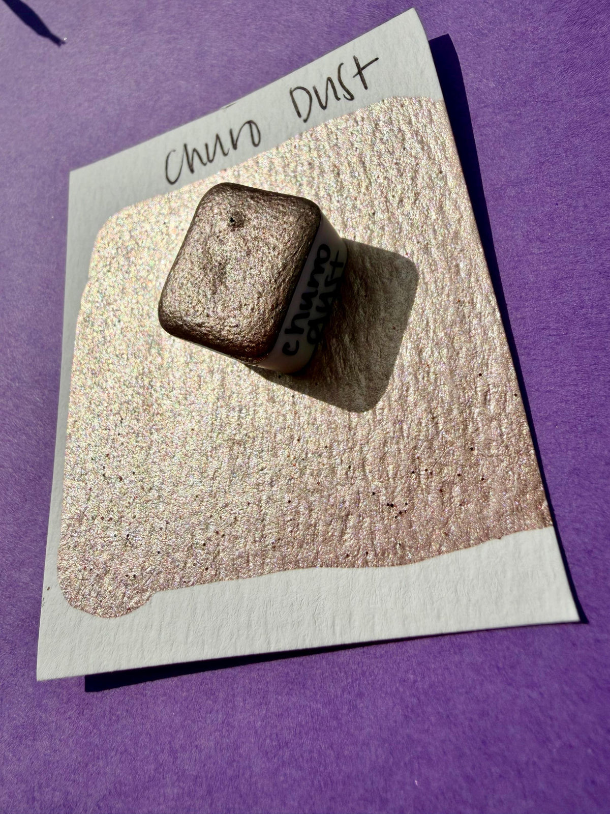 Churro Dust - Glitter | Watercolors | LIMITEDCOLOR | Handmade Watercolors | Handmade Paint | Calligraphy |
