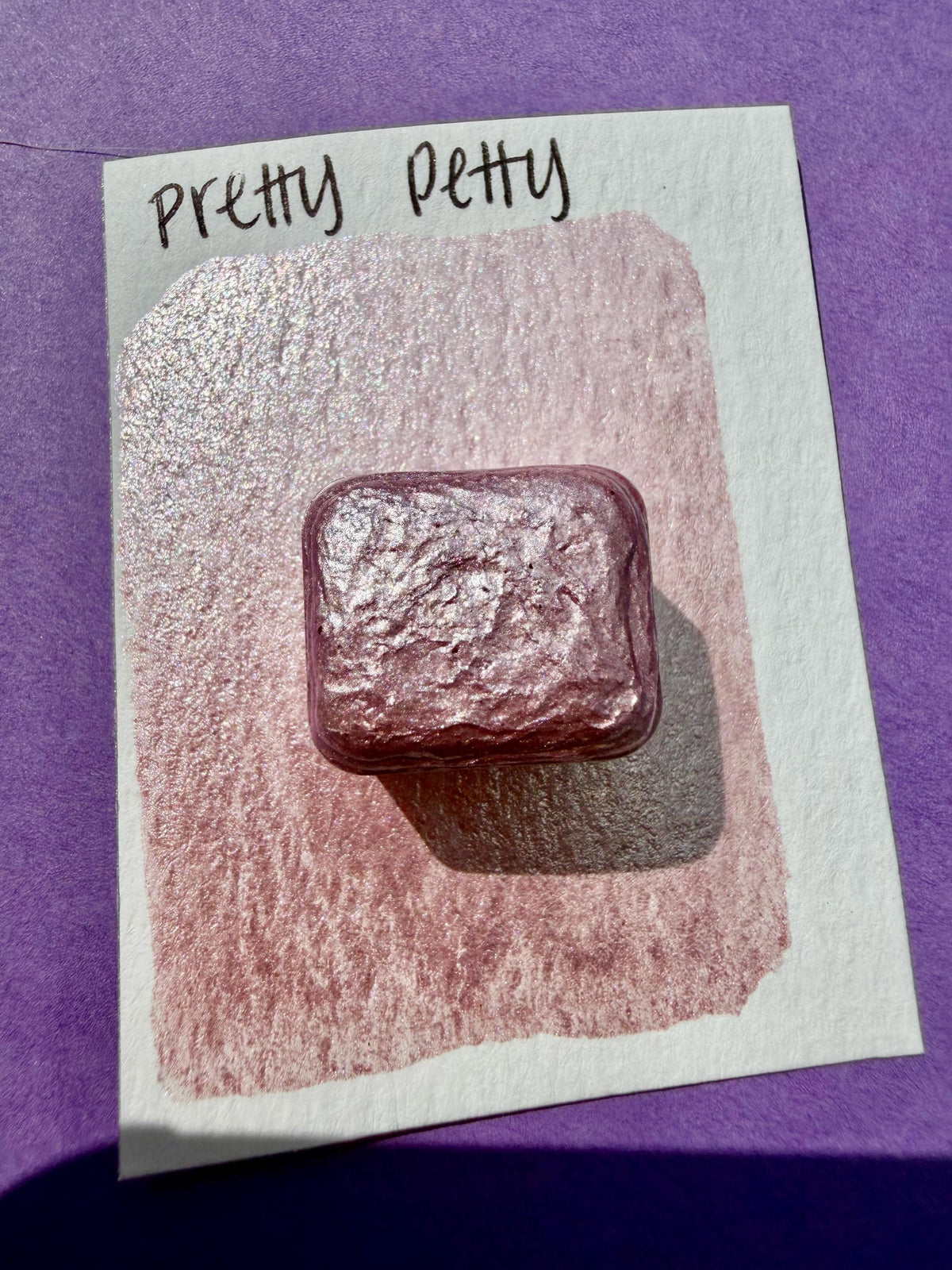 Pretty Petty | Watercolors | LIMITEDCOLOR | Handmade Watercolors | Handmade Paint | Artist Watercolor |