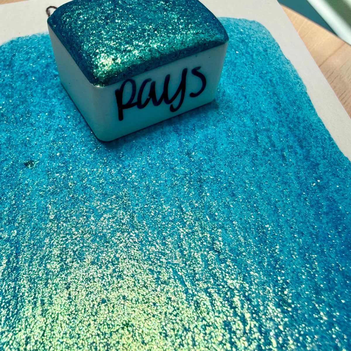 Rays | Summerween Shift | Handmade Watercolors | Handmade Paint | Calligraphy | Lettering |