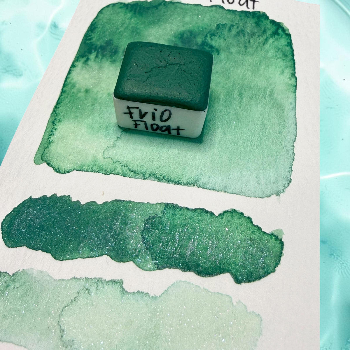 Frio Float | HYBRID | Matte & Shimmer Blend | Handmade Watercolors | Handmade Paint | Watercolors | Watercolor | Watercolor Artist