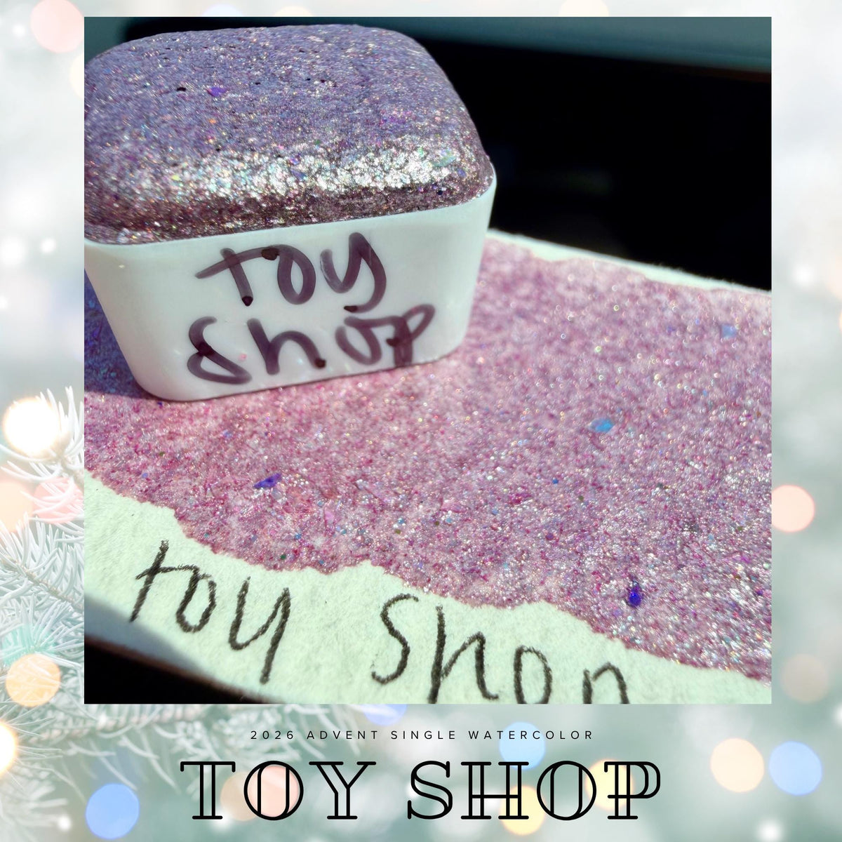 Toy Shop - 2026 Holiday Advent Single Colors | Handmade Watercolors | Handmade Paint | Watercolors | Watercolor Artist |