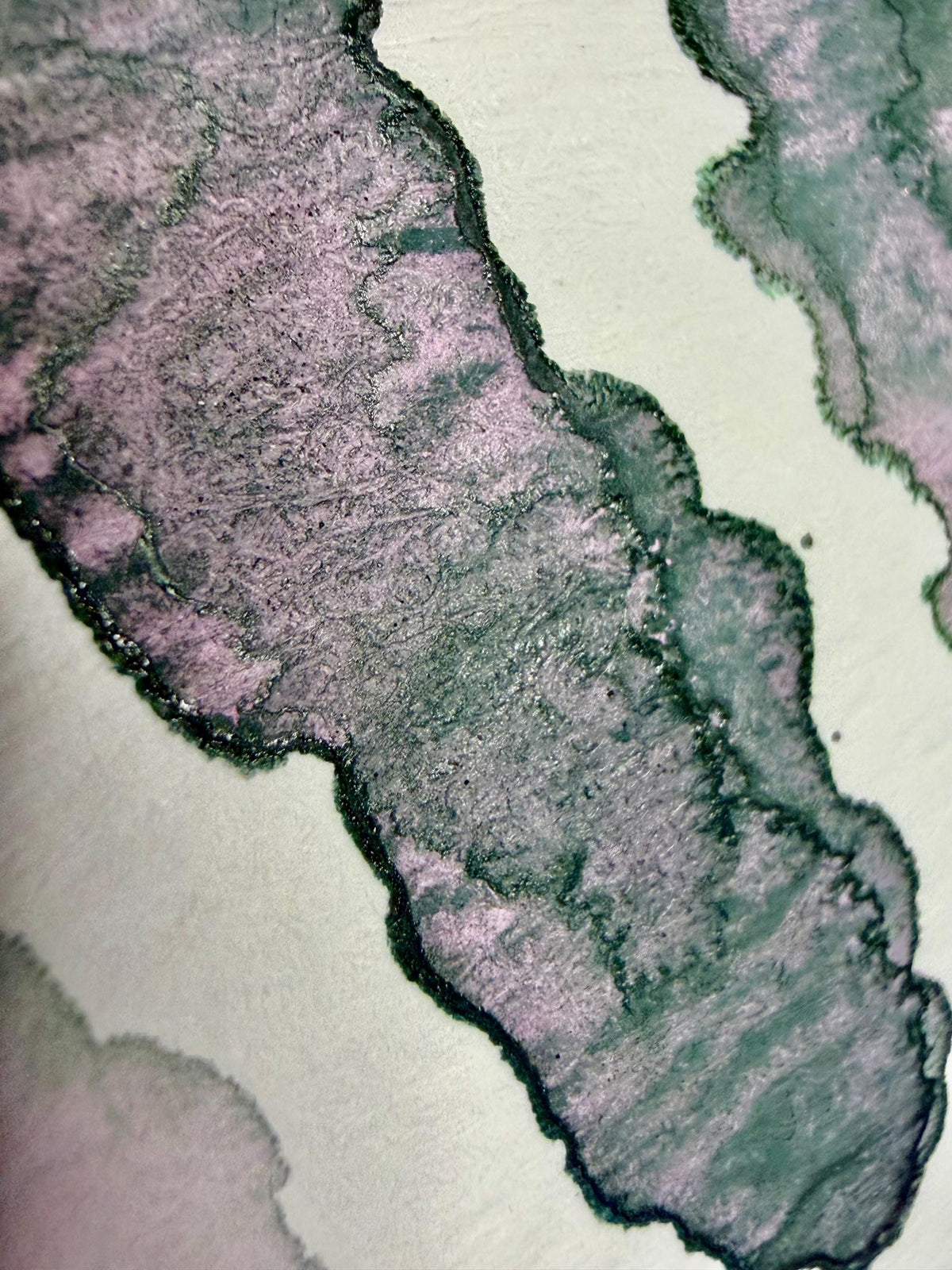 Summer Dip | Handmade Watercolors | GRANULATING | Handmade Cards | Watercolor Florals | Matte Pigment | Half Pans