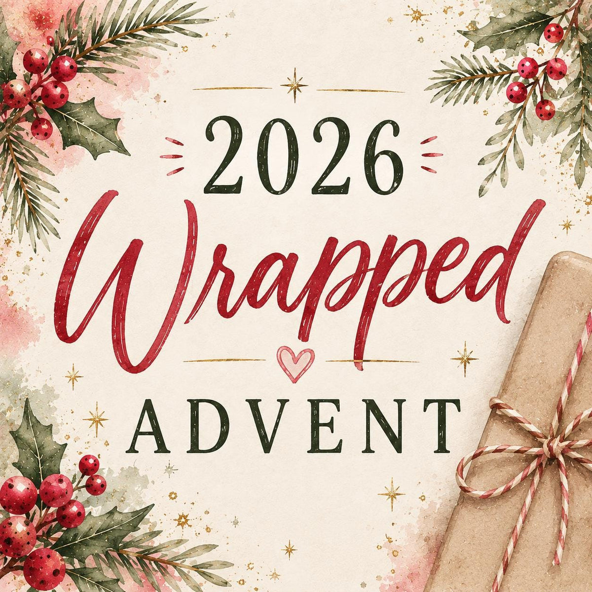 NEW Holiday Advent Calendar | 2026 | Handmade Watercolors | Handmade Paint | Watercolors | Watercolor Artist | Handmade Cards |