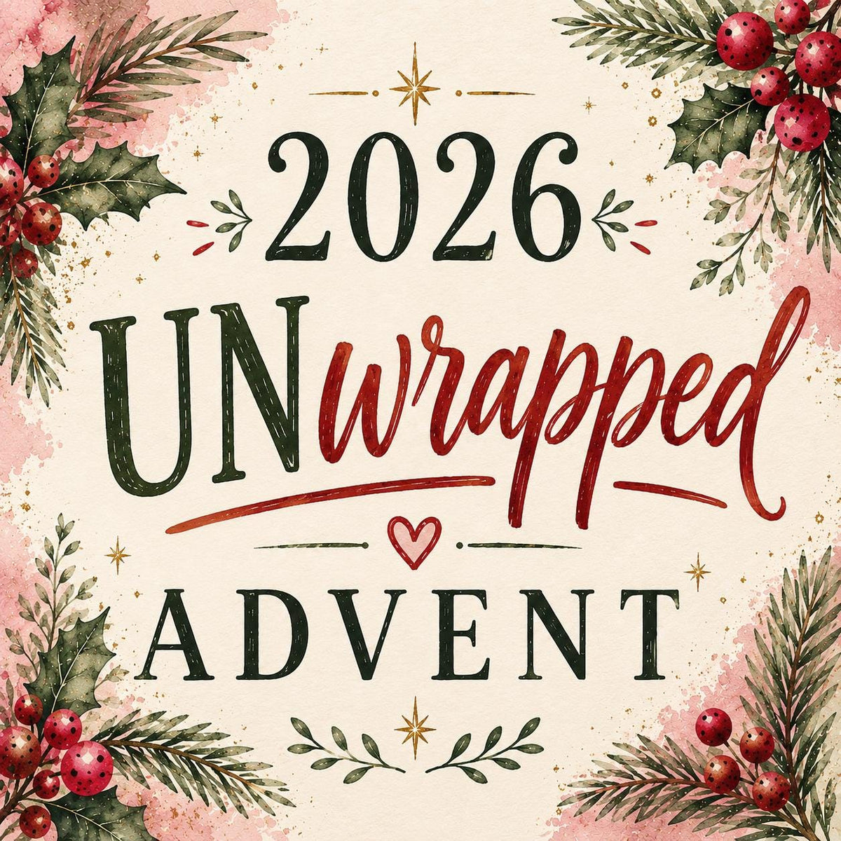 NEW Holiday Advent Calendar | 2026 | Handmade Watercolors | Handmade Paint | Watercolors | Watercolor Artist | Handmade Cards |