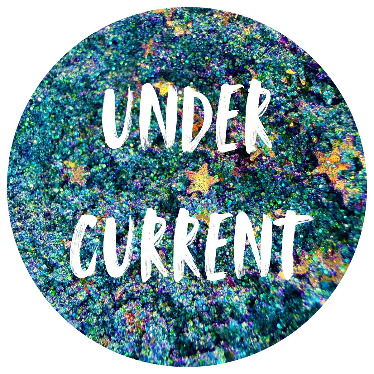 Under Current | Handmade Custom Glitter Mix | Fine, Chunky, Holographic & Specialty Glitter | Craft Glitter | .5 oz, 1 oz, 2 oz